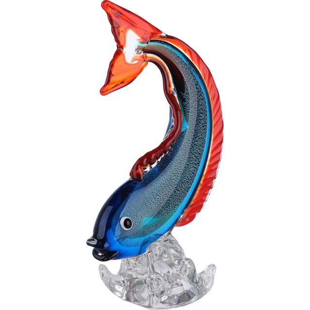 GILDE GLAS art Dekofigur »Skulptur Fisch«, (1 St.), blau, Glas im OTTO  Online Shop