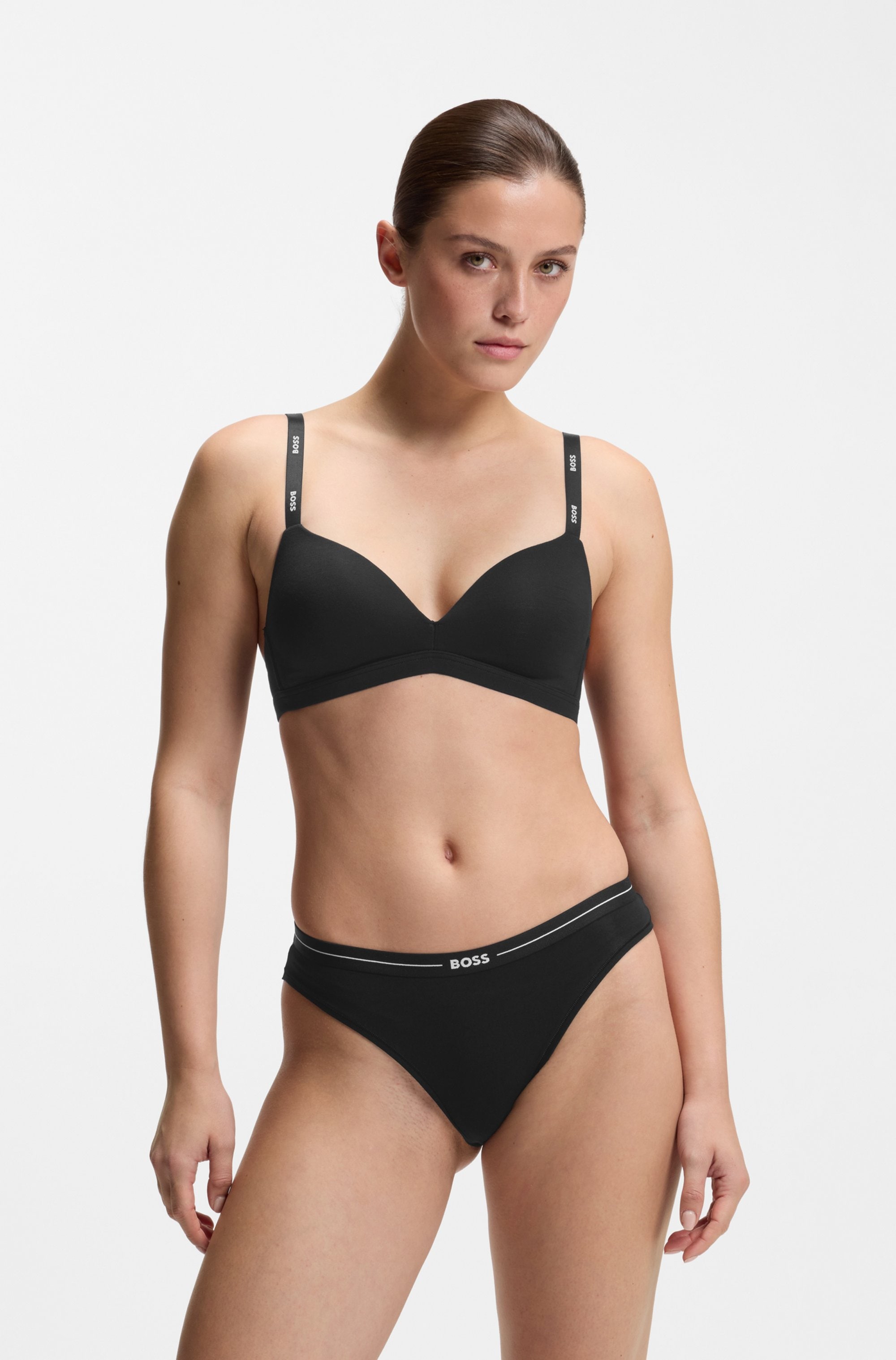 BOSS Slip »3P BRIEF« Packung, 3er, 3 Stk. mit elastischen Logobund