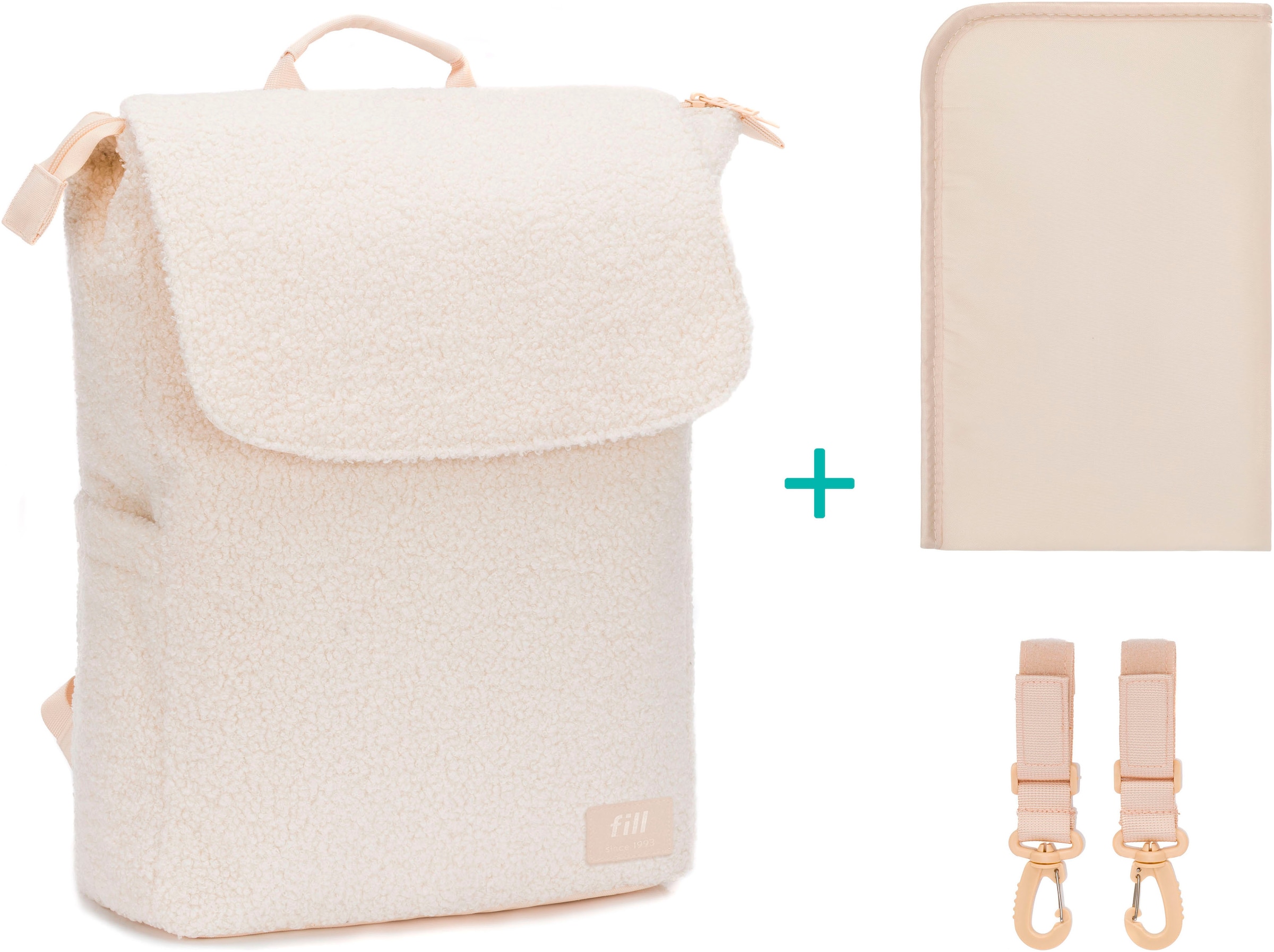 Fillikid Wickelrucksack »Teddy« inkl. Wickeltunterlage