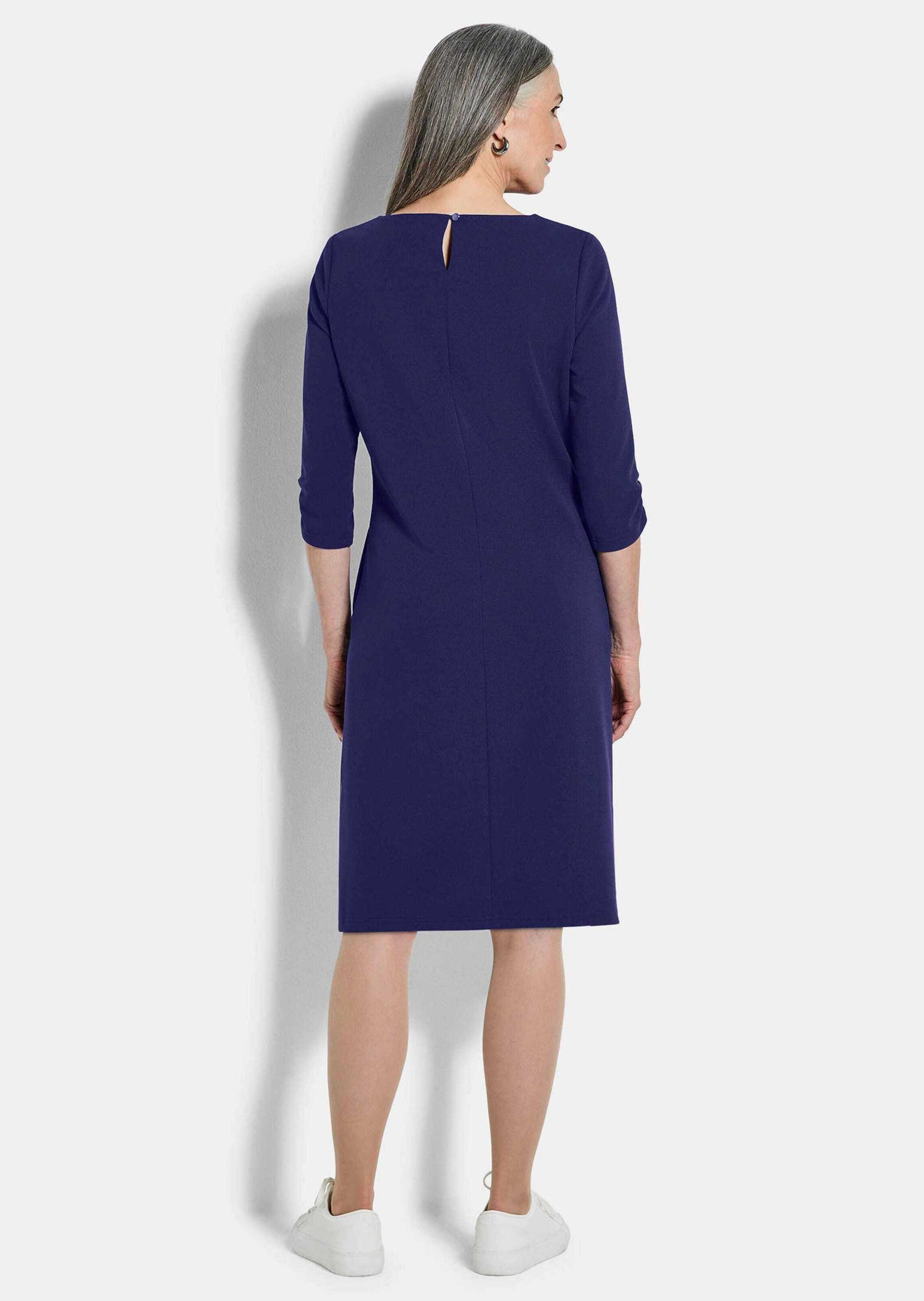 GOLDNER Etuikleid »Elegantes Kleid mit gerafften Ärmeln«