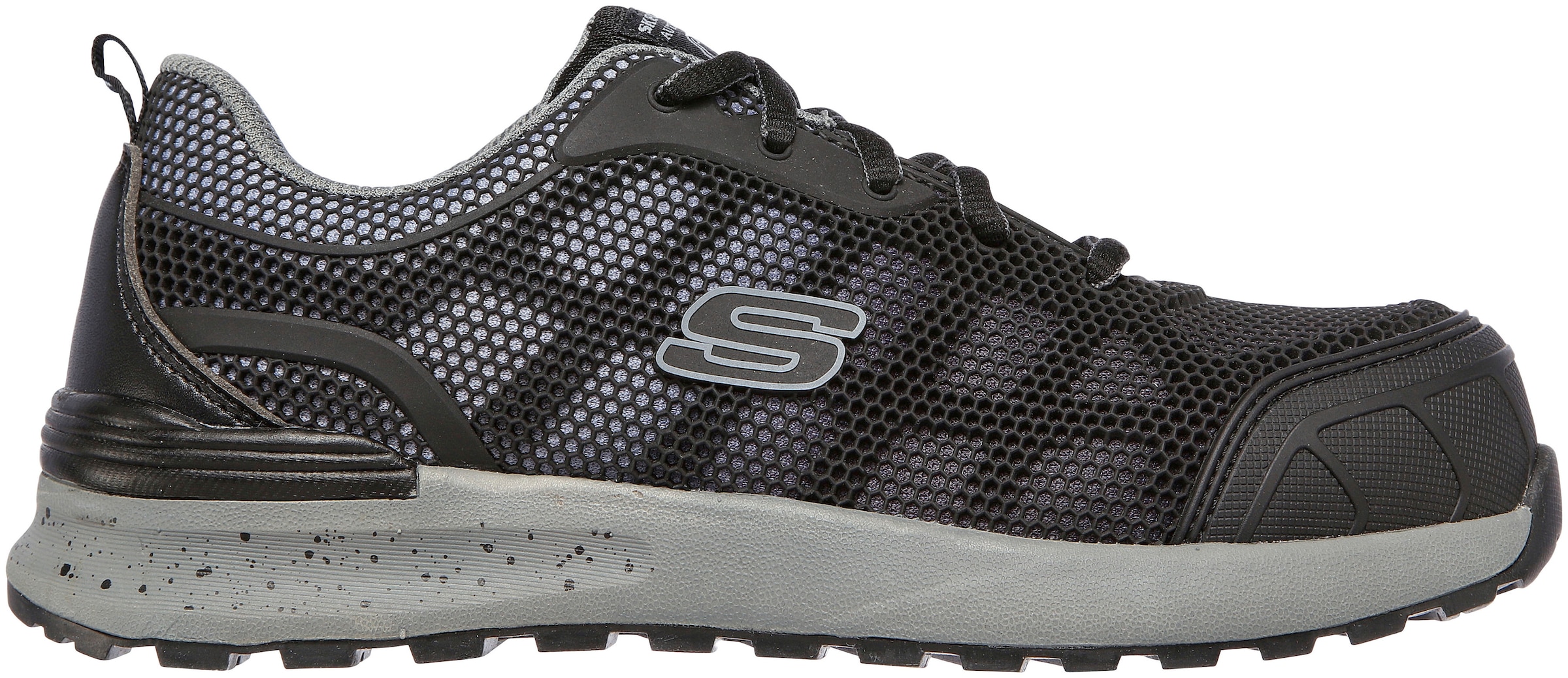 Skechers Sicherheitsschuh »BULKLIN-LYNDALE«, rutschhemmende stark profilierte Gummi-Laufsohle, EN ISO 20345:2011