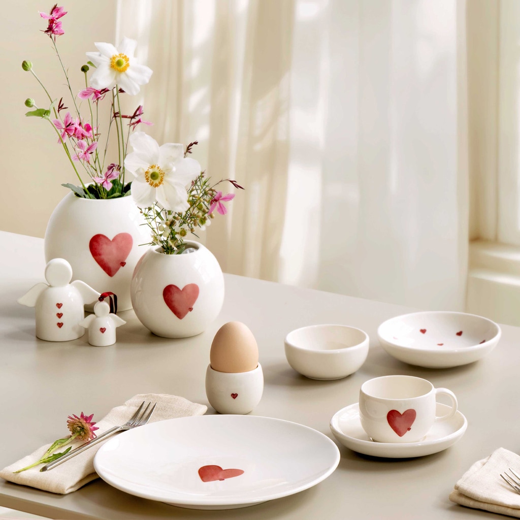 like. by Villeroy & Boch Dekovase »Vase With Love 8,4 cm weiß«