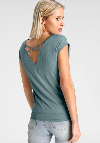Melrose V-Shirt, mit Schnürdetails am Rücken - NEUE KOLLEKTION kaufen