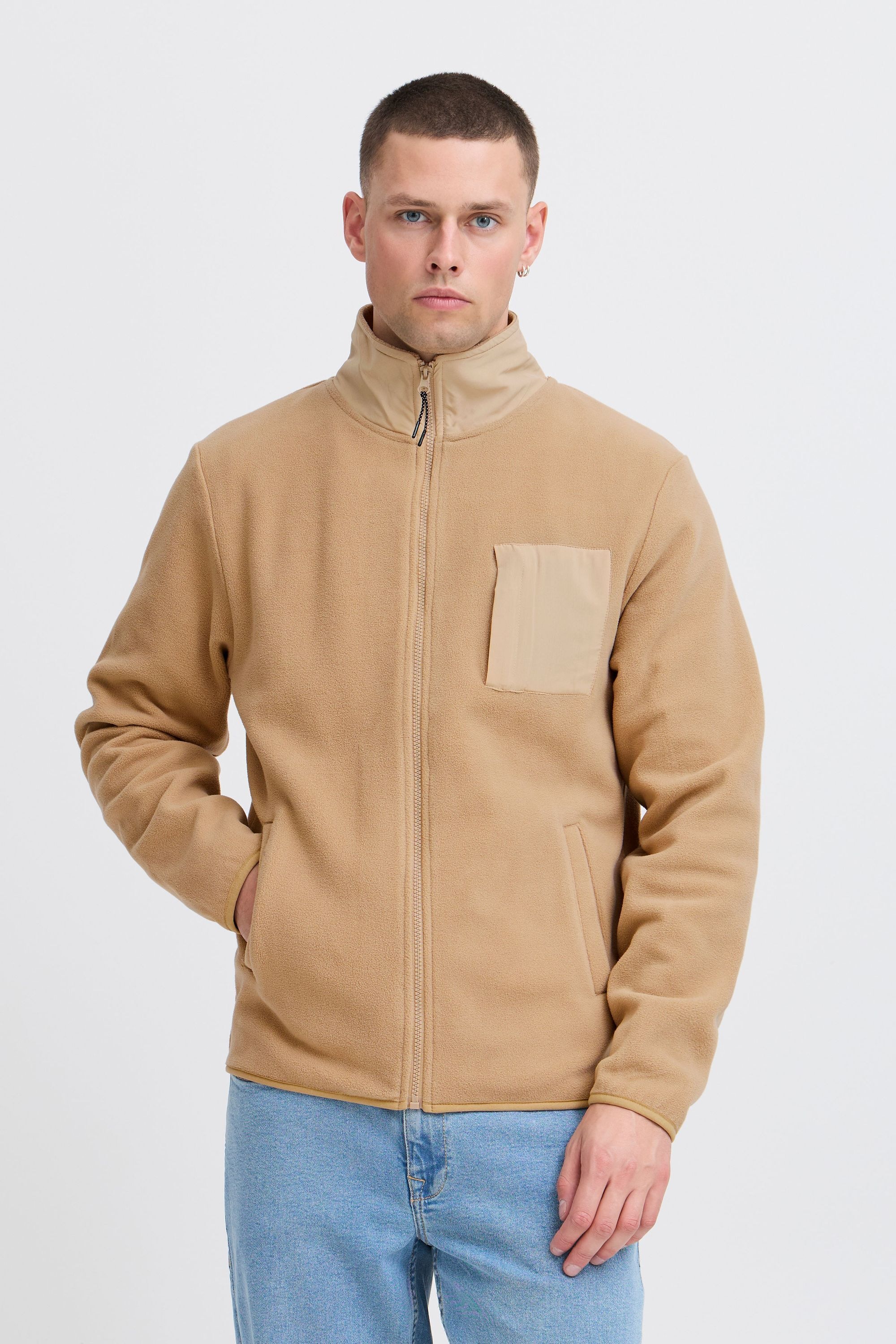 Blend Fellimitatjacke »Fellimitatjacke BHBROOKS Sweatshirt zipp thru«