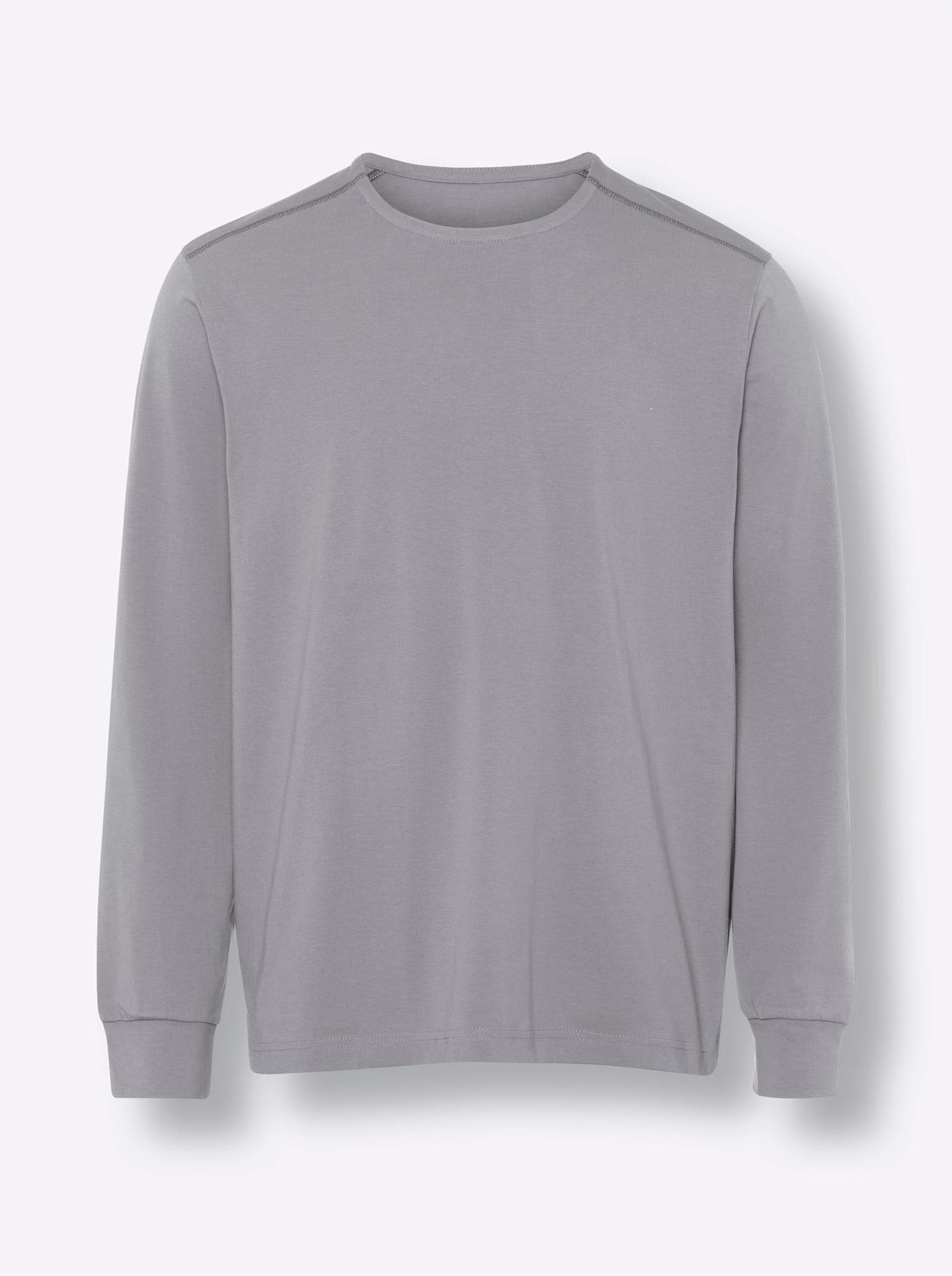 Classic Rundhalsshirt »Langarm-Shirt«, (1 tlg.)