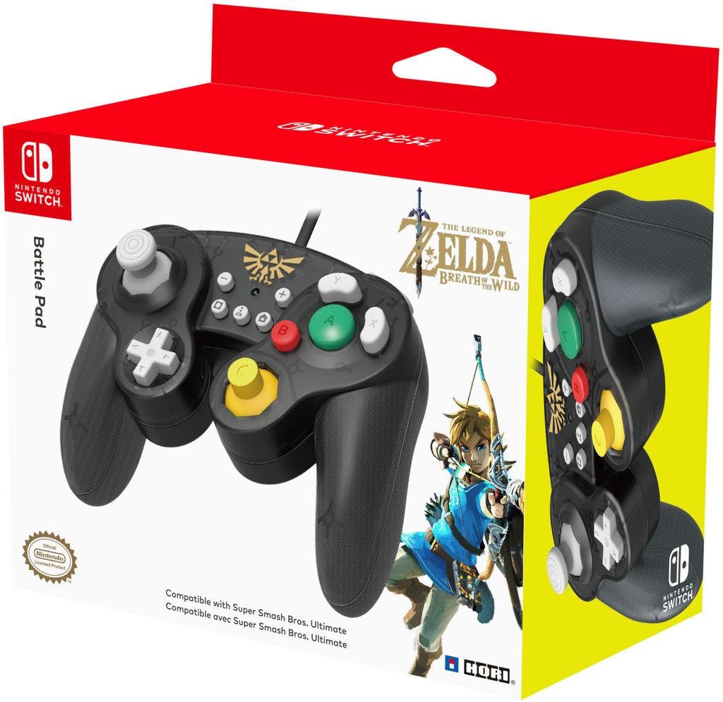 Hori Gamepad »Smash Bros. The Legend of Zelda GameCube-Controller/«