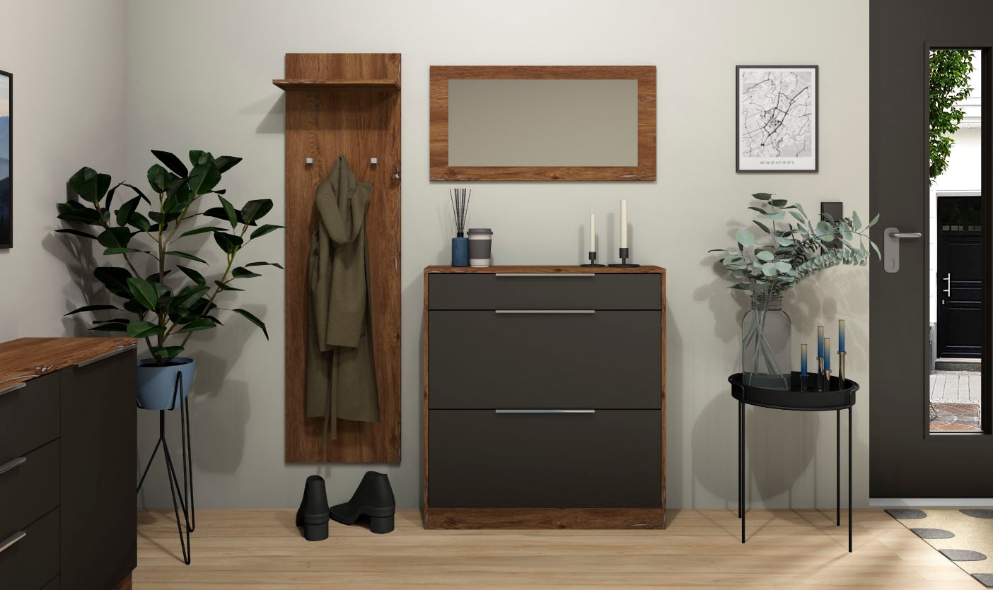 borchardt Möbel Schuhschrank, Stehende Montage, Wandmontage & Glasböden unter Mehr aus der Serie