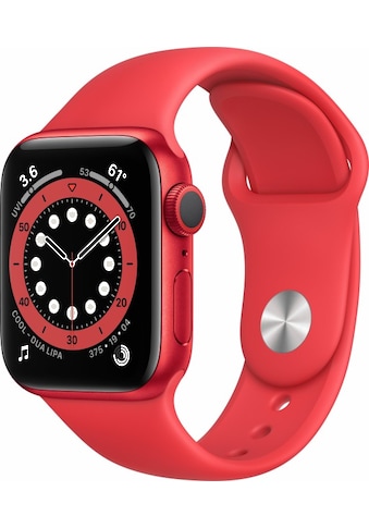 Apple Smartwatch »Series 6, GPS, Aluminium-Gehäuse, 44 mm mit Sportarmband« kaufen