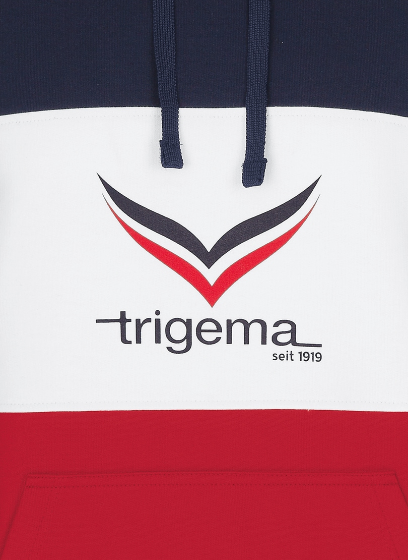 Trigema Sweatshirt »TRIGEMA Jogginganzug mit modischem Kapuzenshirt«