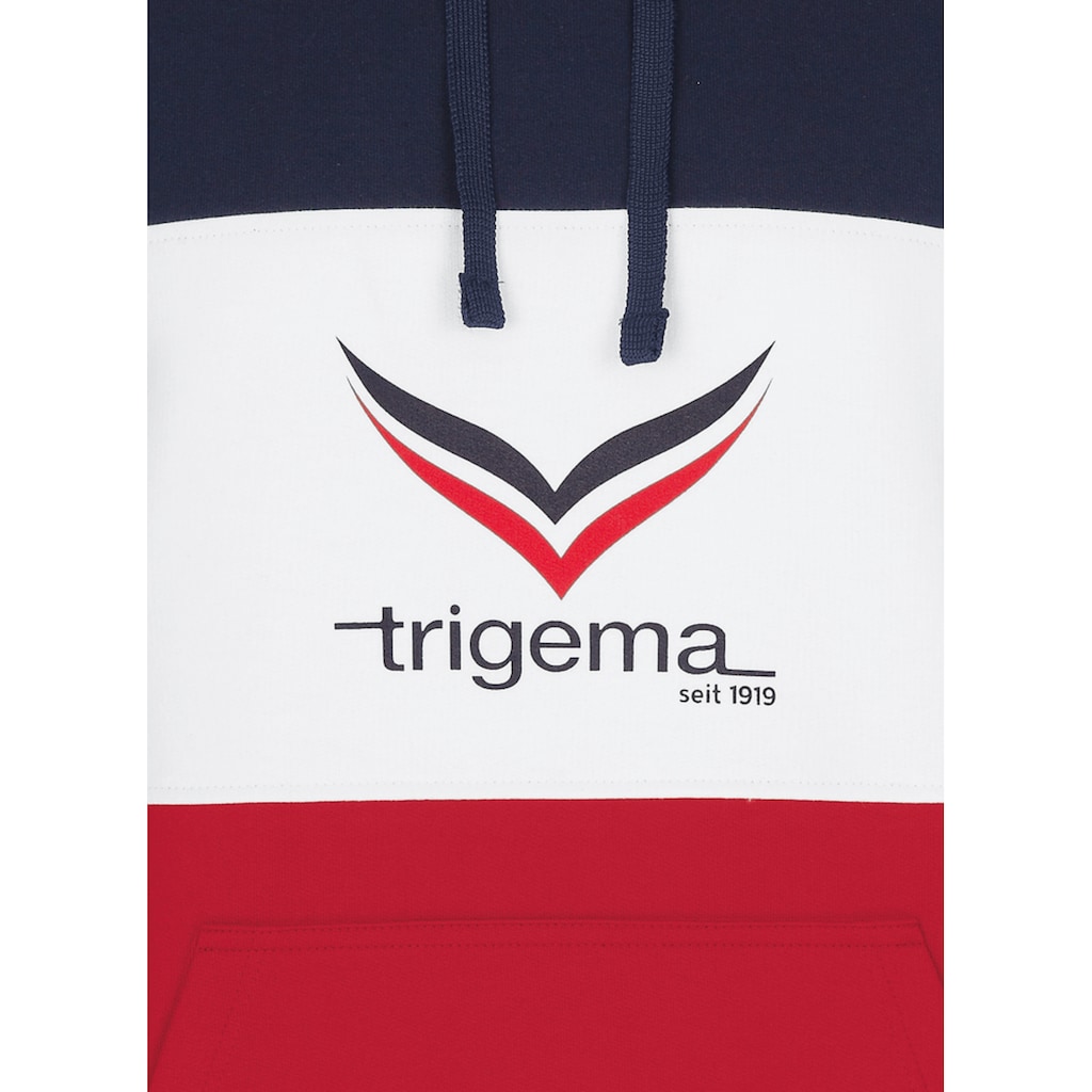 Trigema Sweatshirt »TRIGEMA Jogginganzug mit modischem Kapuzenshirt«