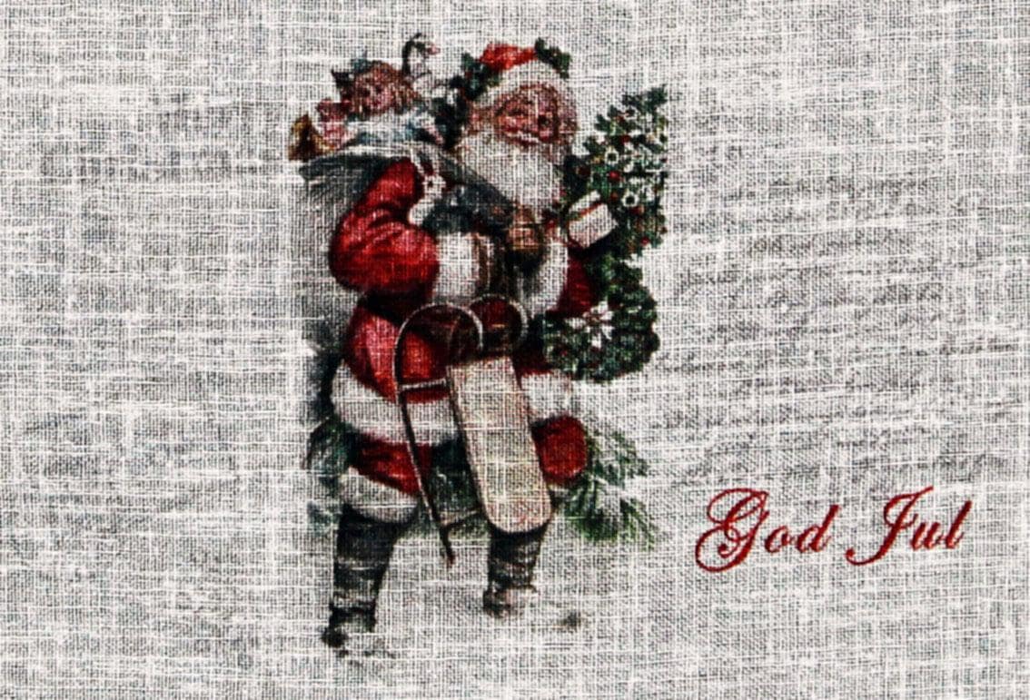 HOSSNER - ART OF HOME DECO Scheibengardine »Santa«, (1 St.), Landhaus-Look