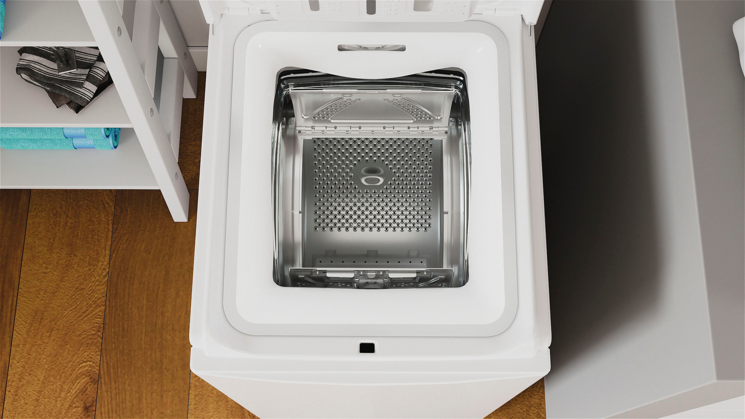 Privileg Waschmaschine Toplader »PWT Class B6 S5 N«, 6 kg, 1200 U/min, Turn&Go, Rapid Wash, Mix 45 min. bei voller Beladung, SoftOpening