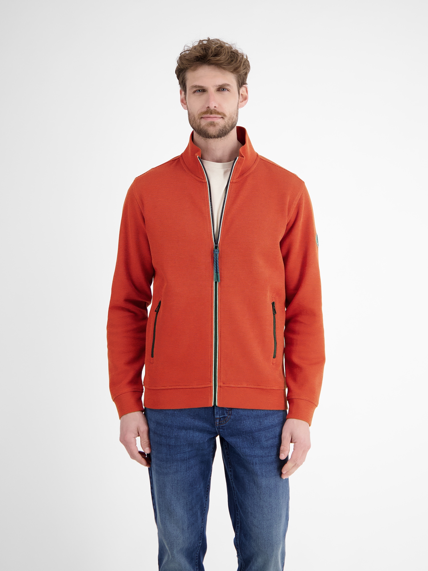 LERROS Sweatjacke »LERROS Sweatjacke in weicher Strukturqualität«