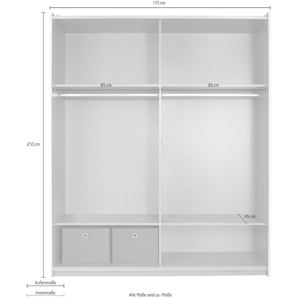 rauch Schwebetürenschrank »Astana«