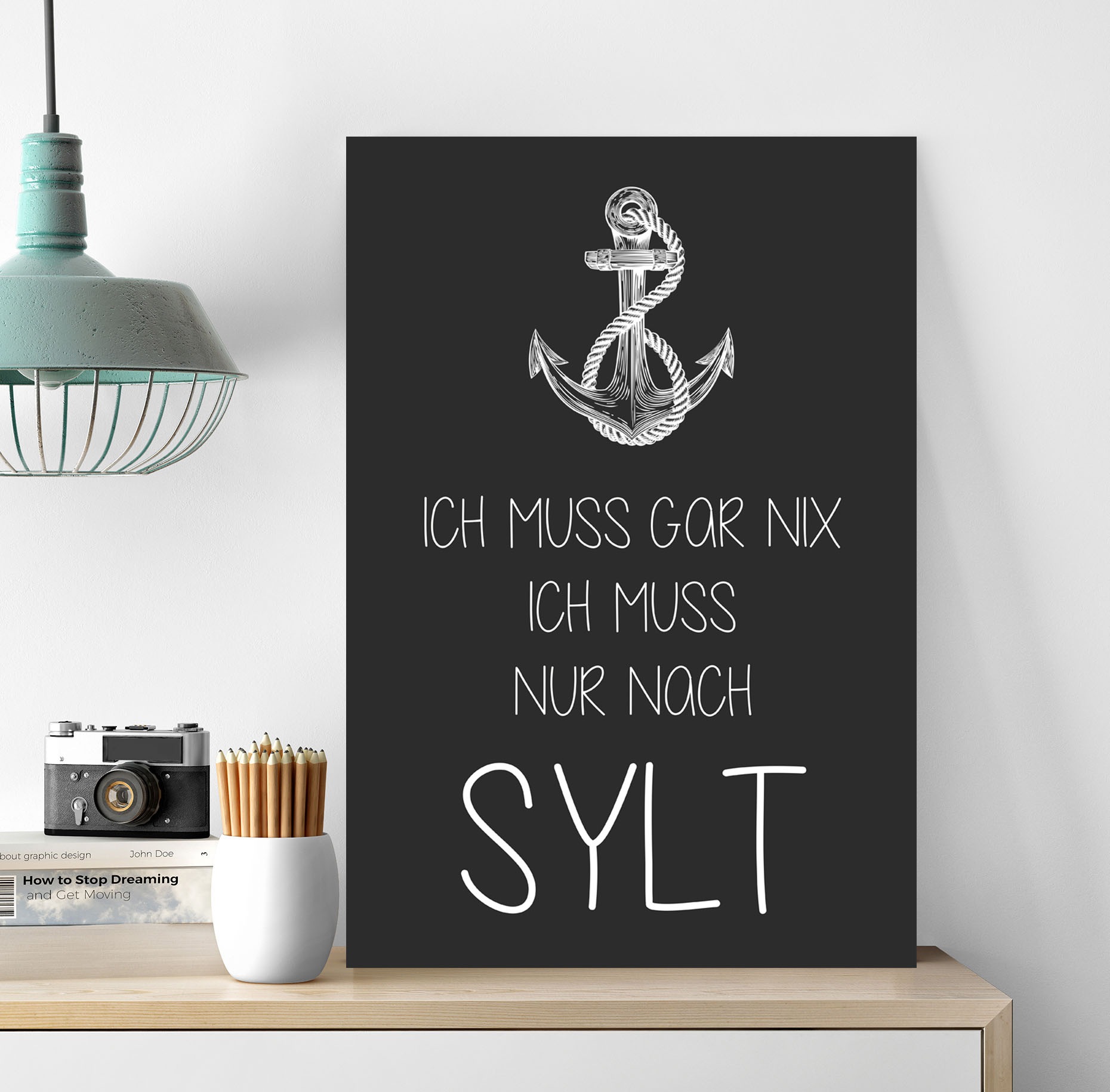 queence Metallbild »Ich muss nur nach Sylt«, Sprüche, (1 St.)