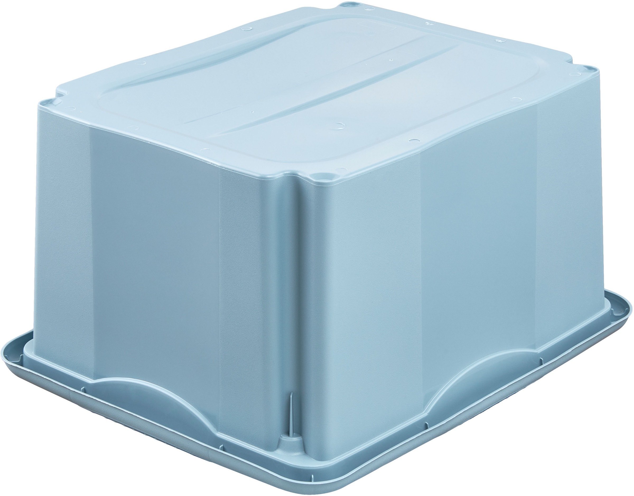 keeeper Aufbewahrungsbox »Emil, 3er Set, 24 L, 41 x 34,5 x 22 cm« ineinander und aufeinander stapelbar