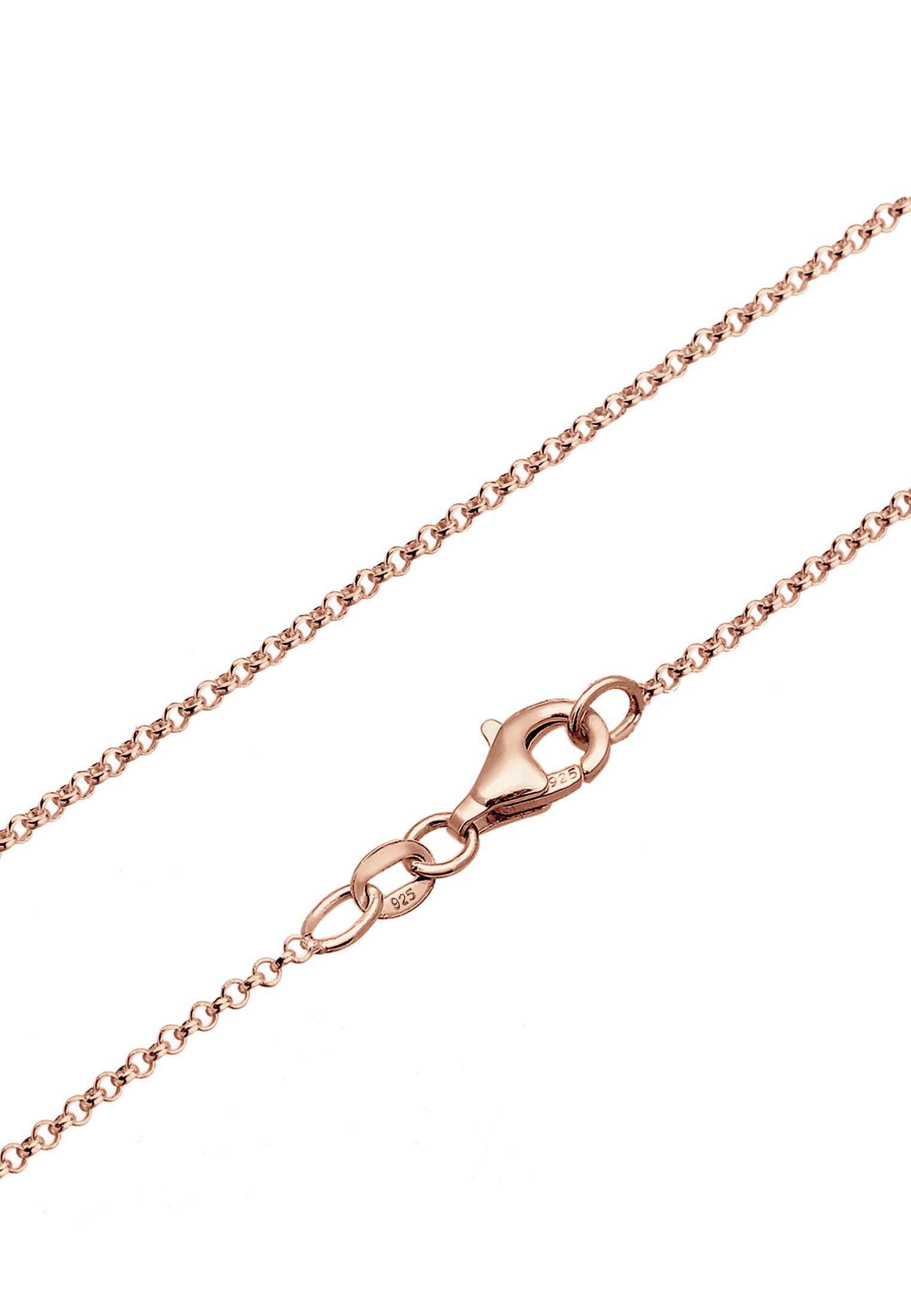Elli Kette mit Anhänger »Halskette mit Kreuz Schlicht 925 Sterling Silber«