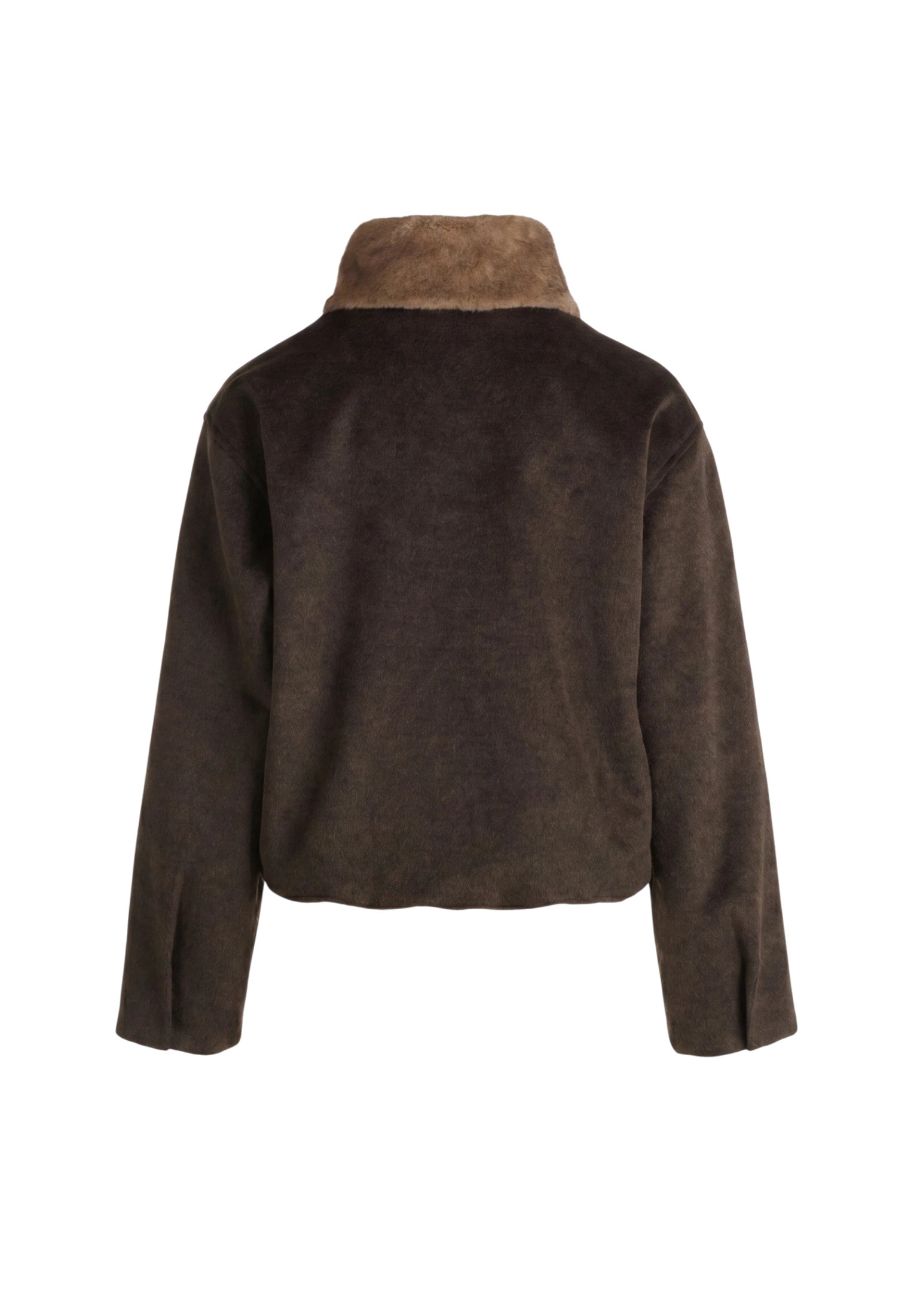 Zero Outdoorjacke »Casual-Jacke mit Kunstfellkragen«