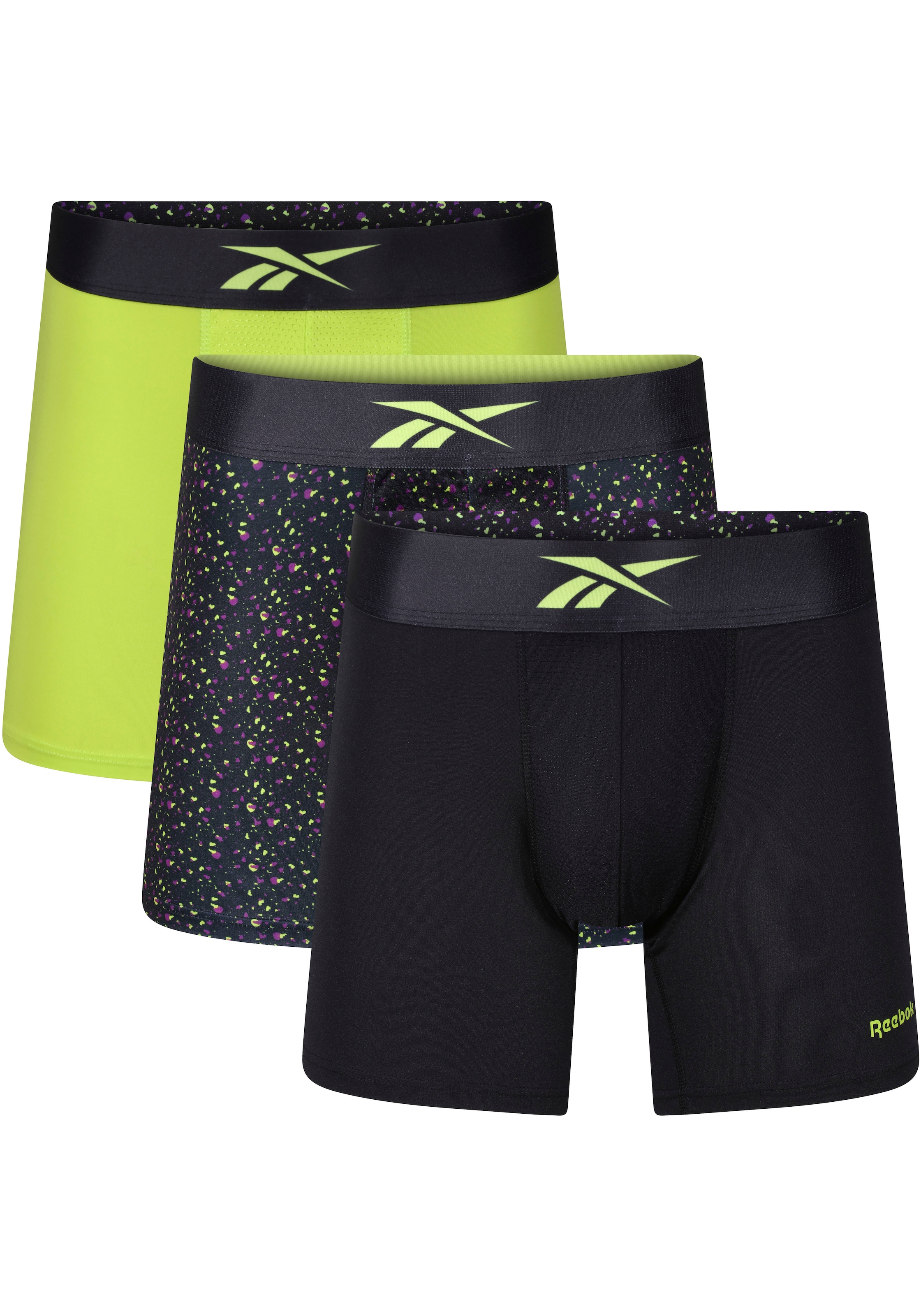 Boxer »Mens RBK Sports Trunks Med TRAINER«, (3er Pack)