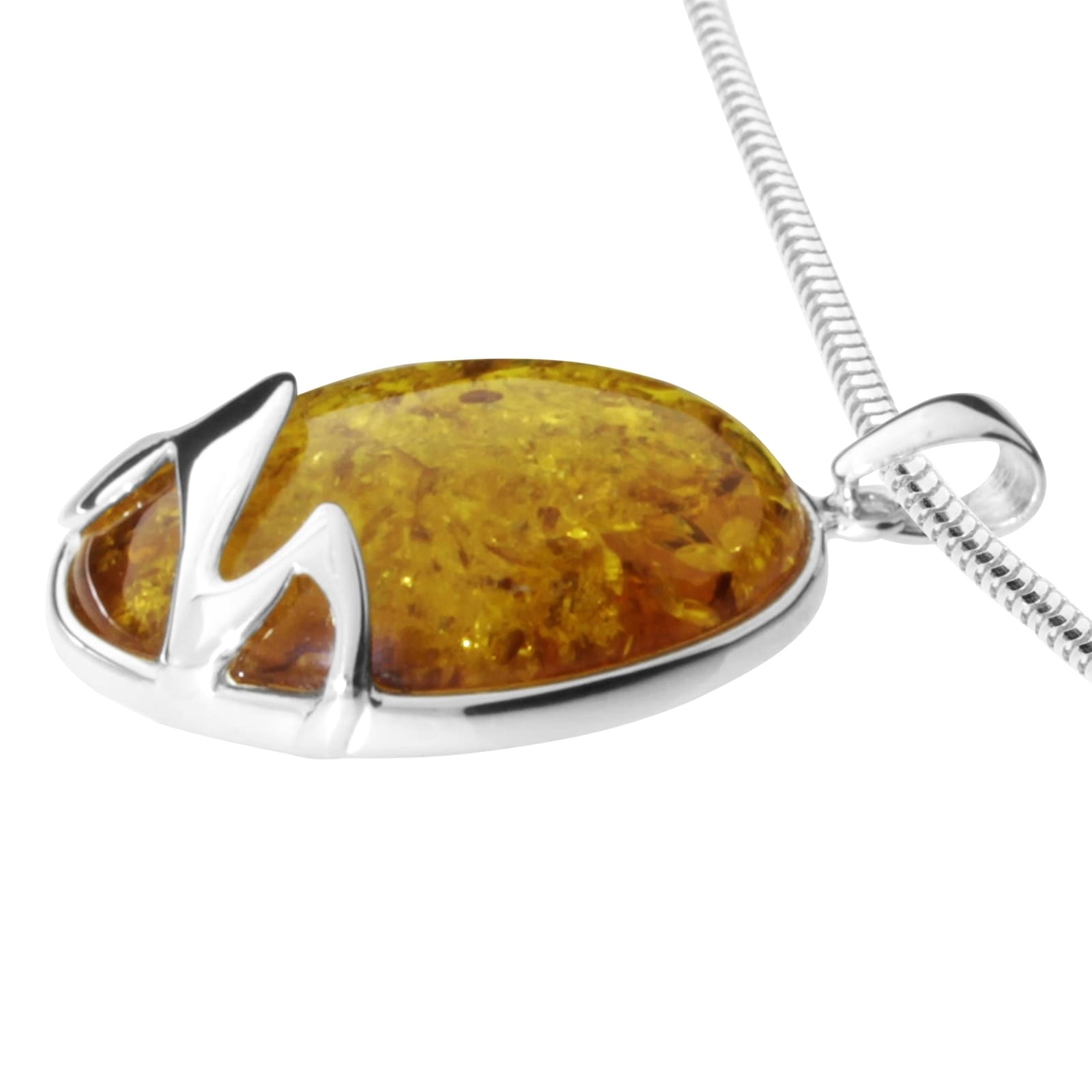 OSTSEE-SCHMUCK Kette mit Anhänger »- Wencke - Silber 925/000 - Bernstein«
