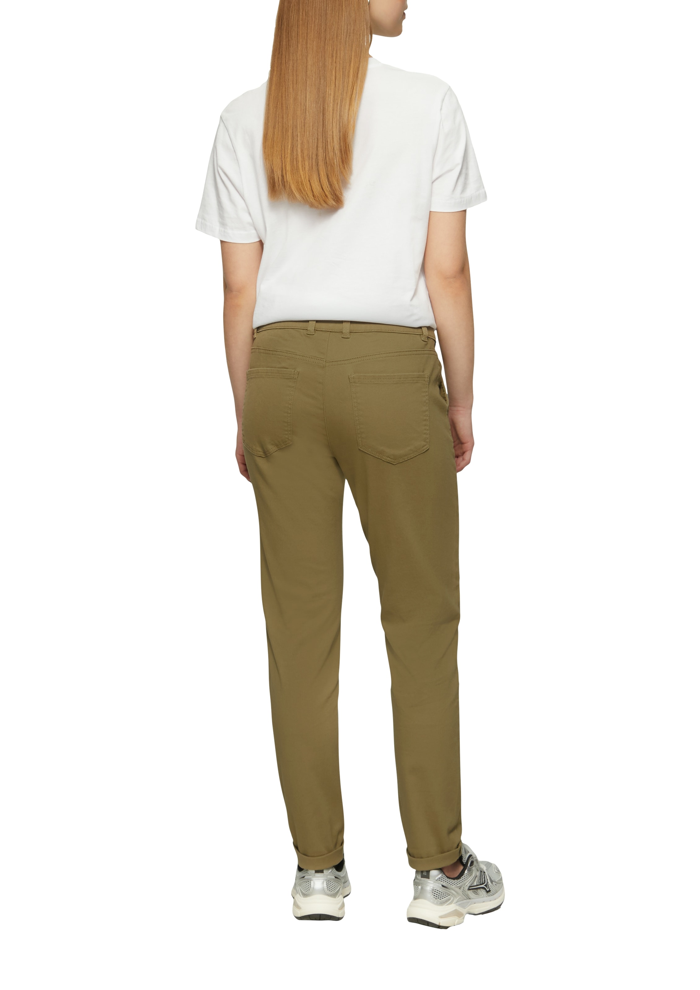QS Chinohose, aus Baumwollstretch