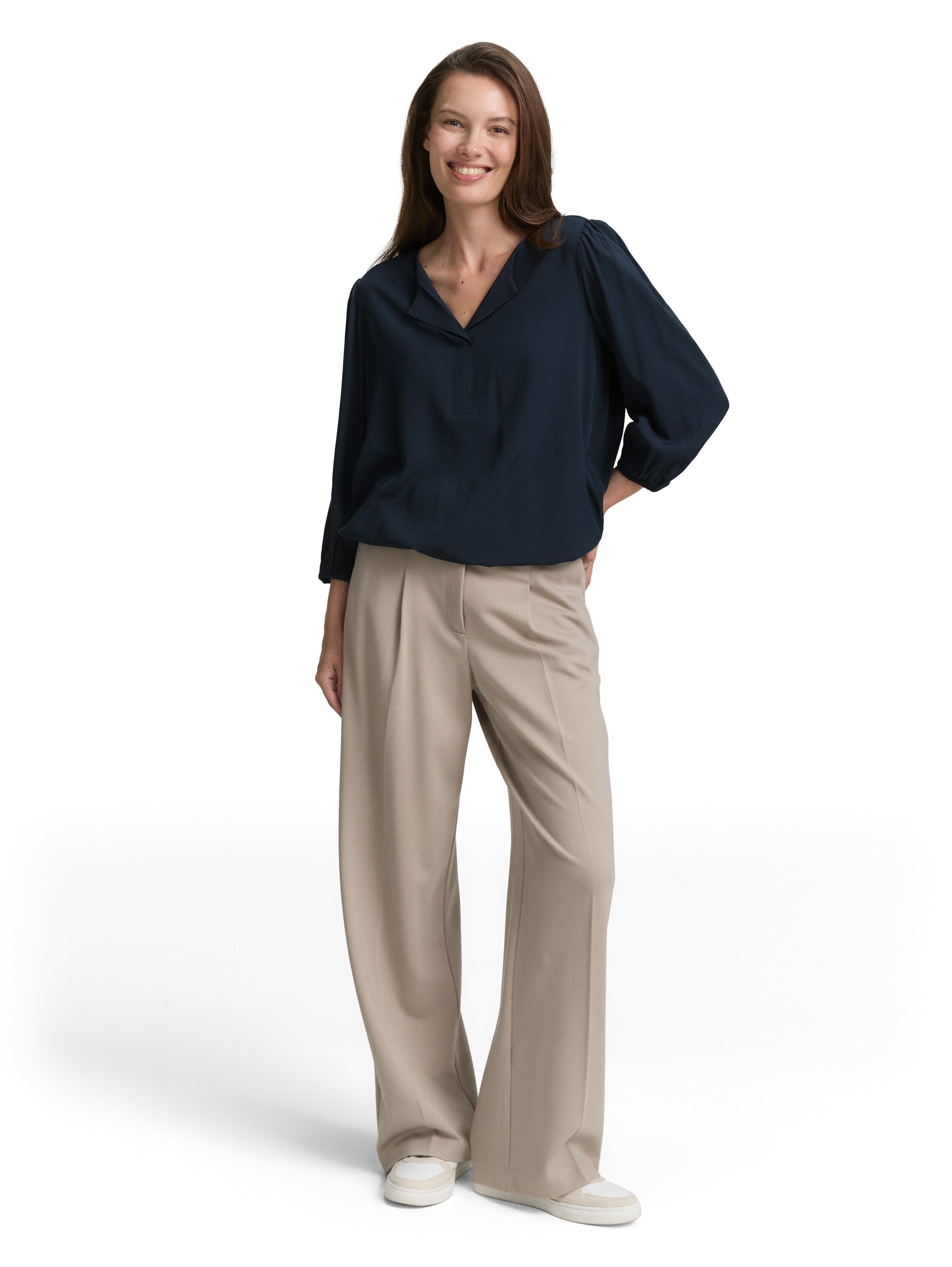 TOM TAILOR Shirtbluse mit All-Over Print