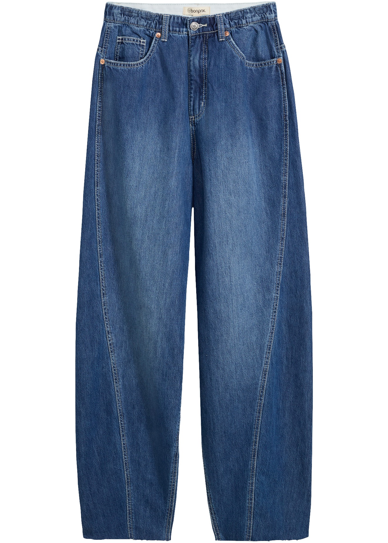 bonprix Loose-fit-Jeans lockere Passform, superweiches, federleichtes Denim