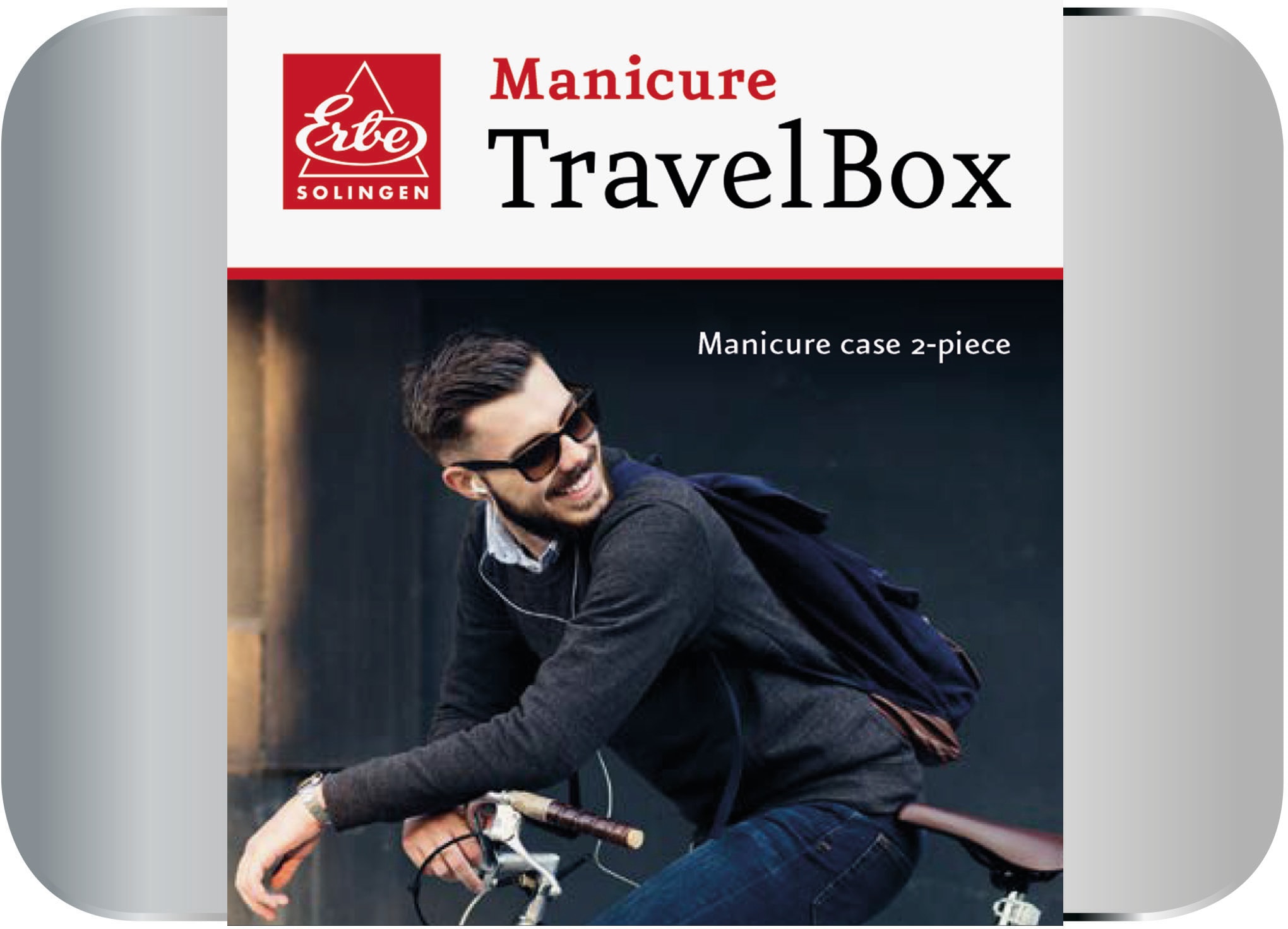 ERBE Maniküre-Etui »Travel«, (2 tlg.)