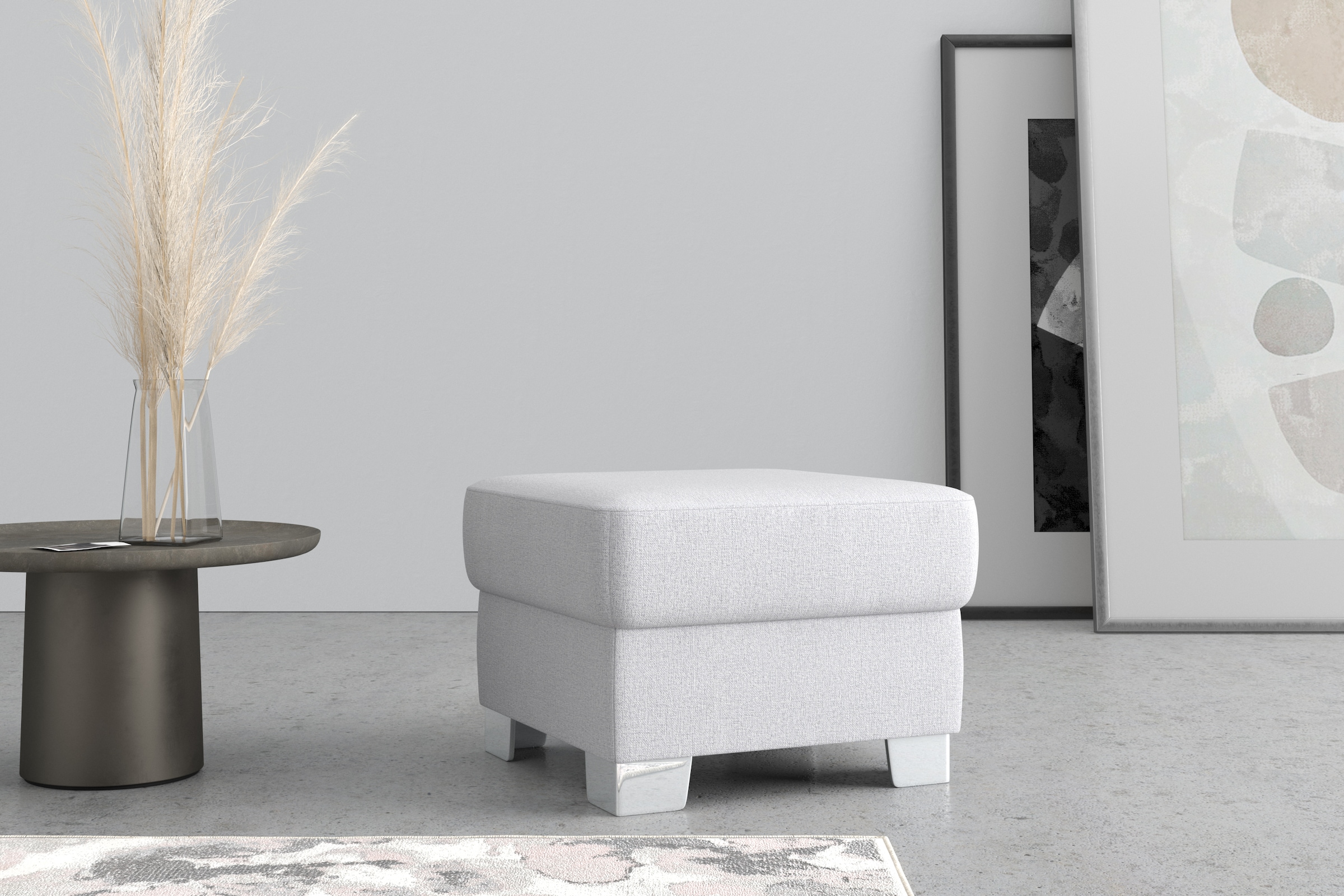 DOMO collection Hocker »Anzio« wahlweise mit Federkern