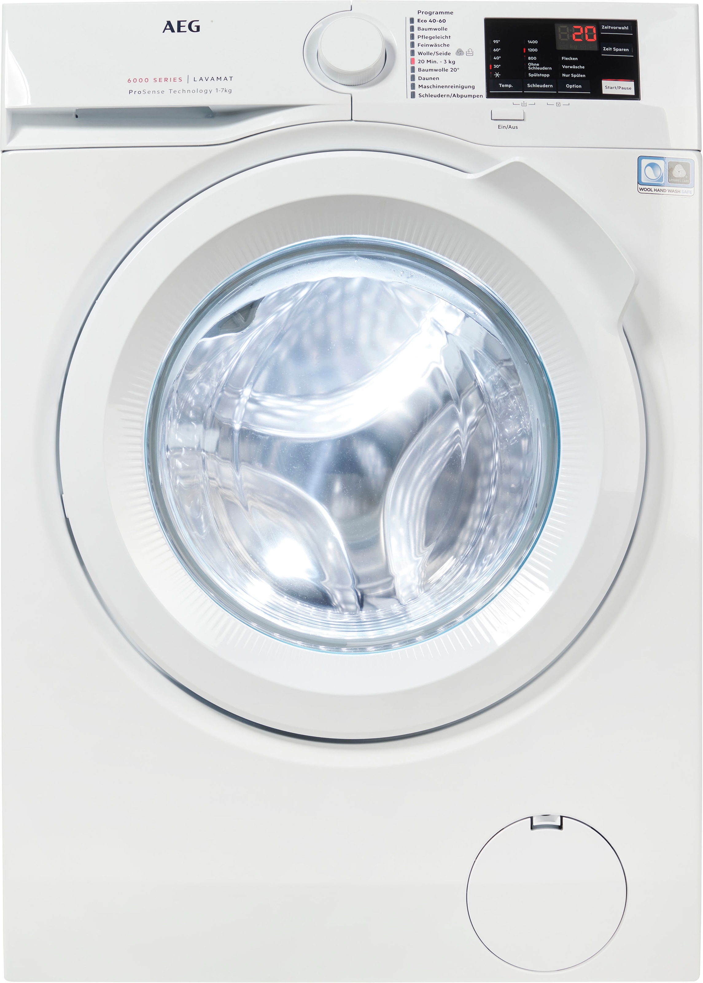 AEG Waschmaschine Serie 6000 »L6FBG51470«, 7 kg, 1400 U/min, ProSense Mengenautomatik