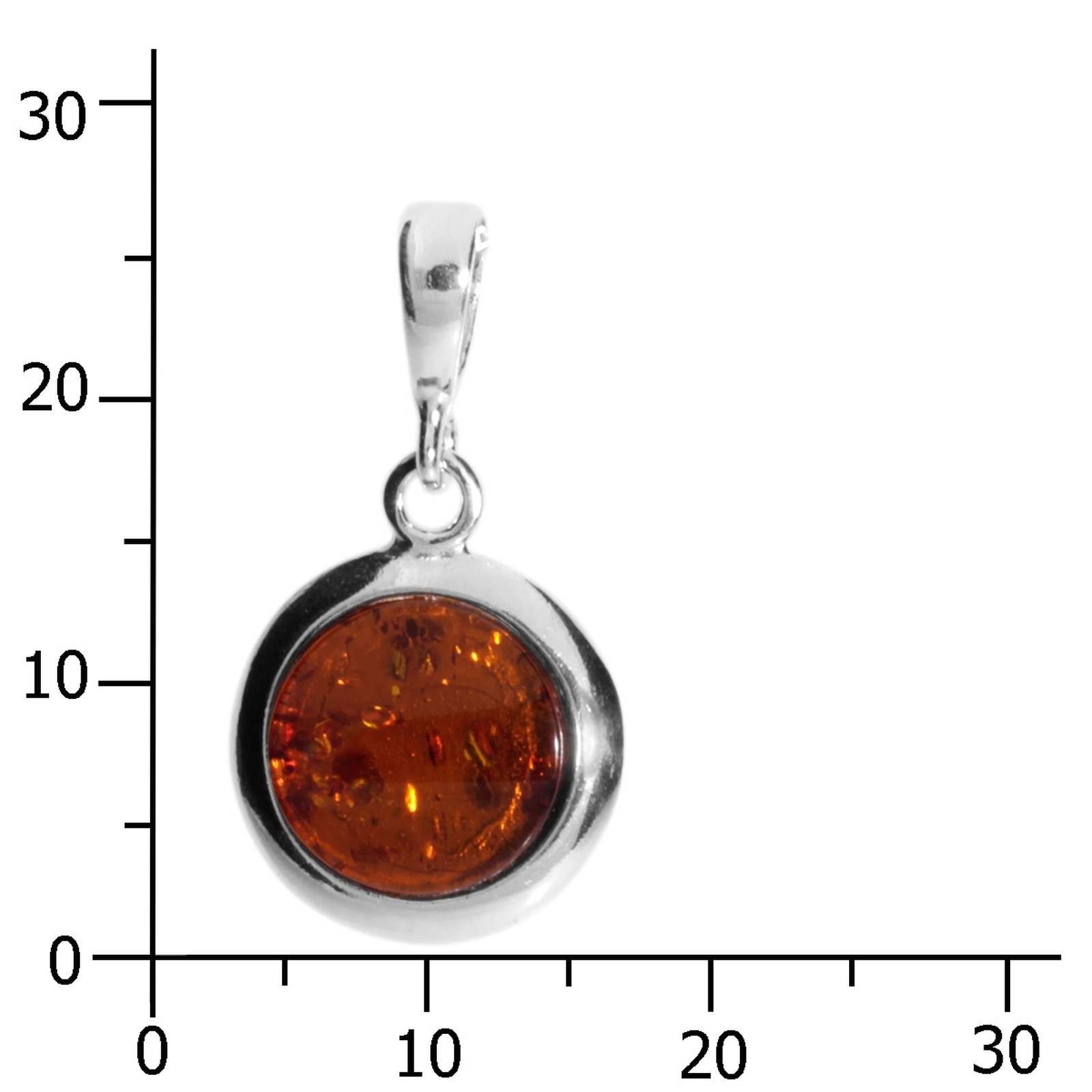 OSTSEE-SCHMUCK Kettenanhänger »- Paulina - Silber 925/000 - Bernstein«