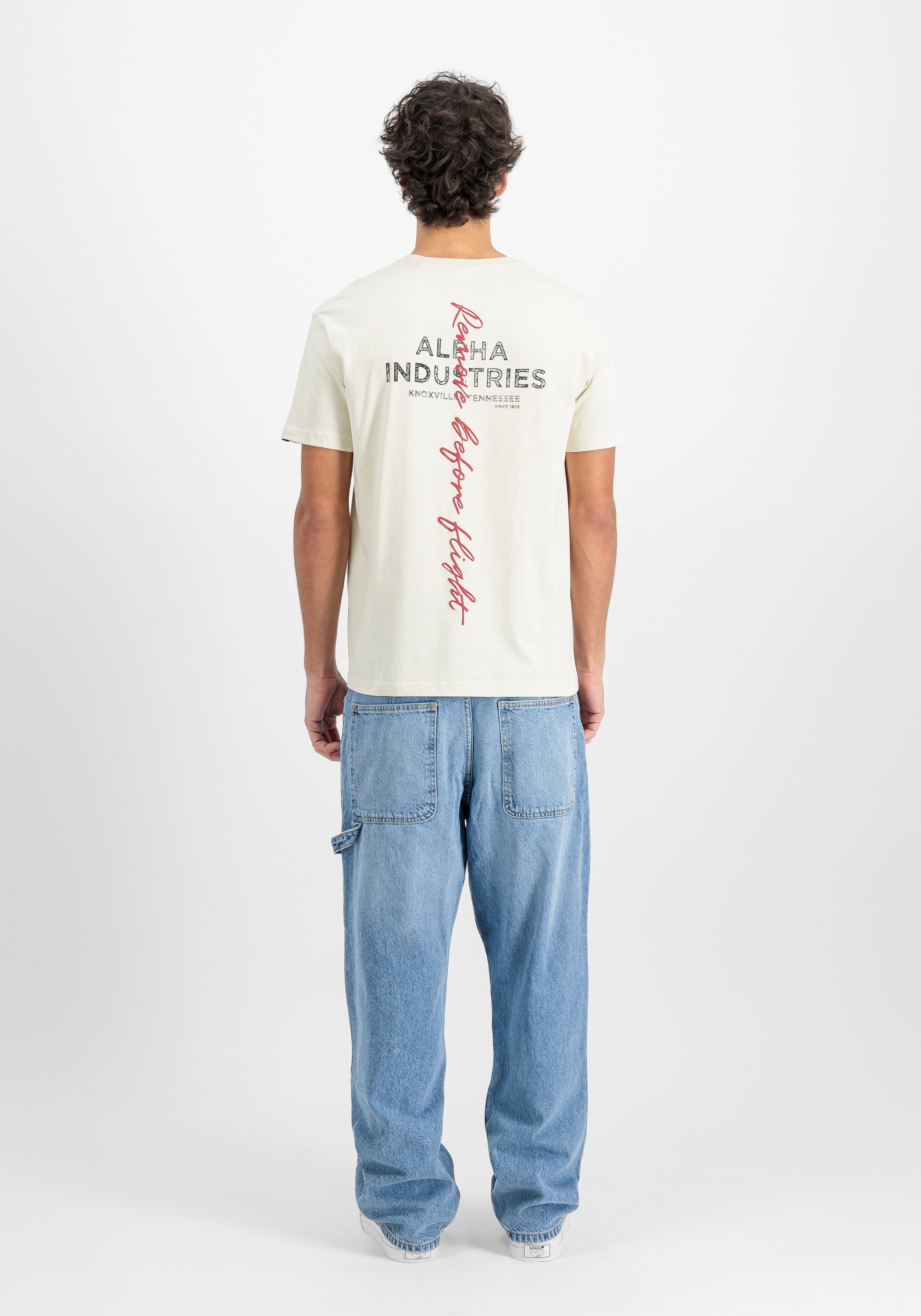 Alpha Industries T-Shirt »Alpha Industries Men - T-Shirts Signature Backprint T-Shirt«
