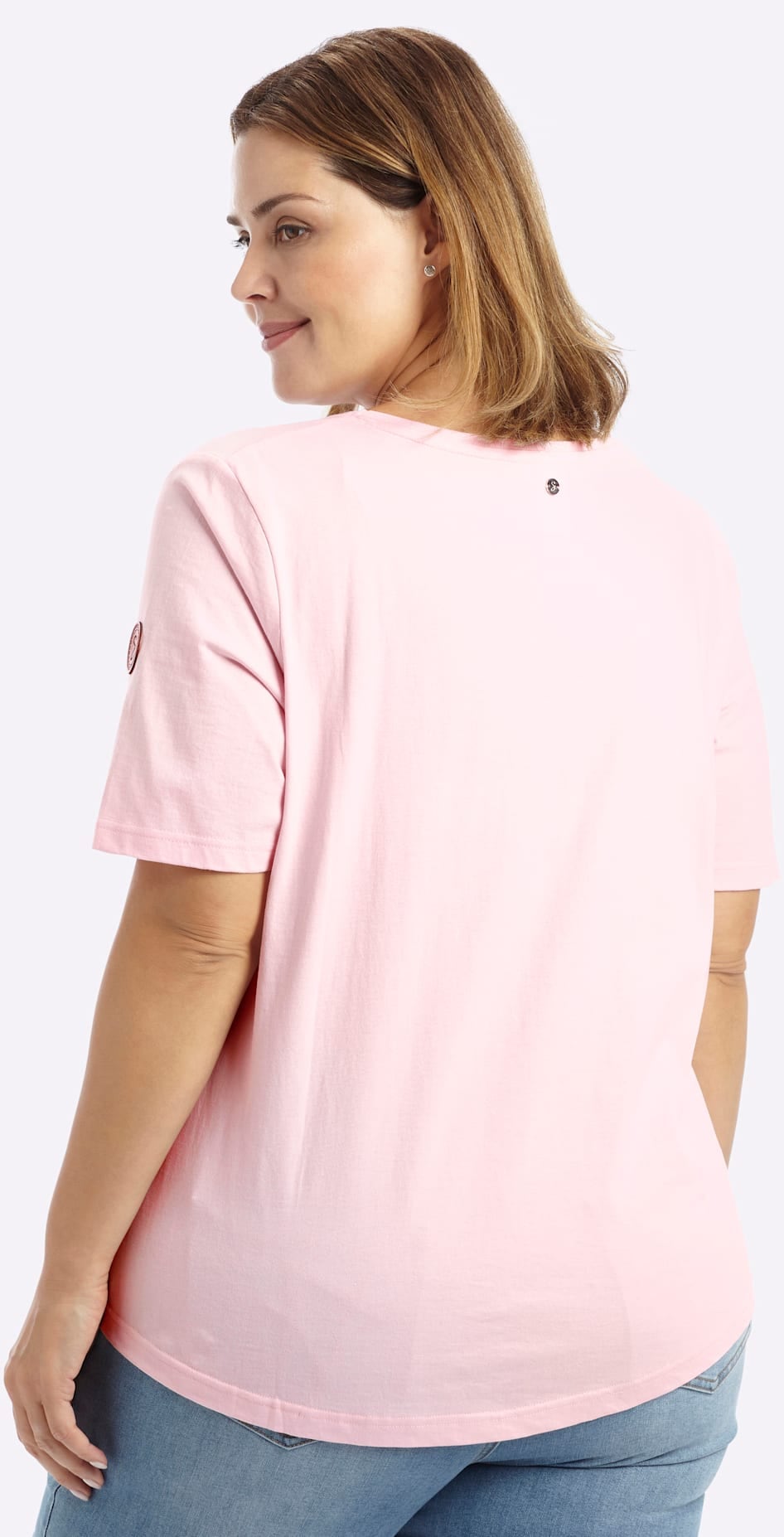 Sheego Rundhalsshirt »T-Shirt« 1