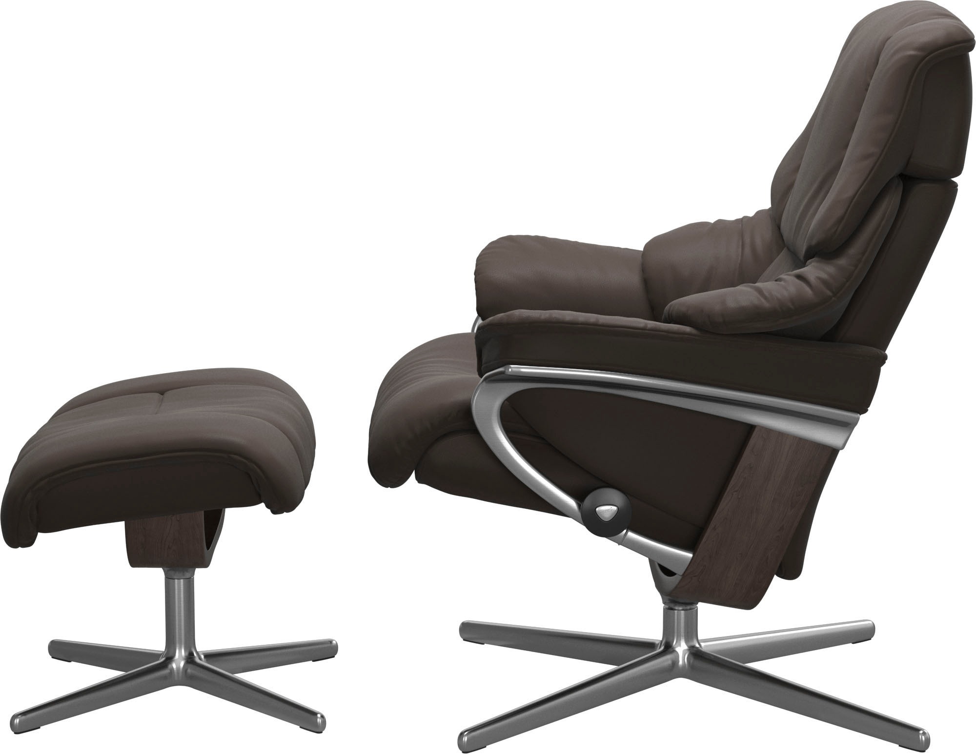 Stressless® Fußhocker »Reno«, mit Cross Base, Größe S, M & L, Holzakzent Wenge