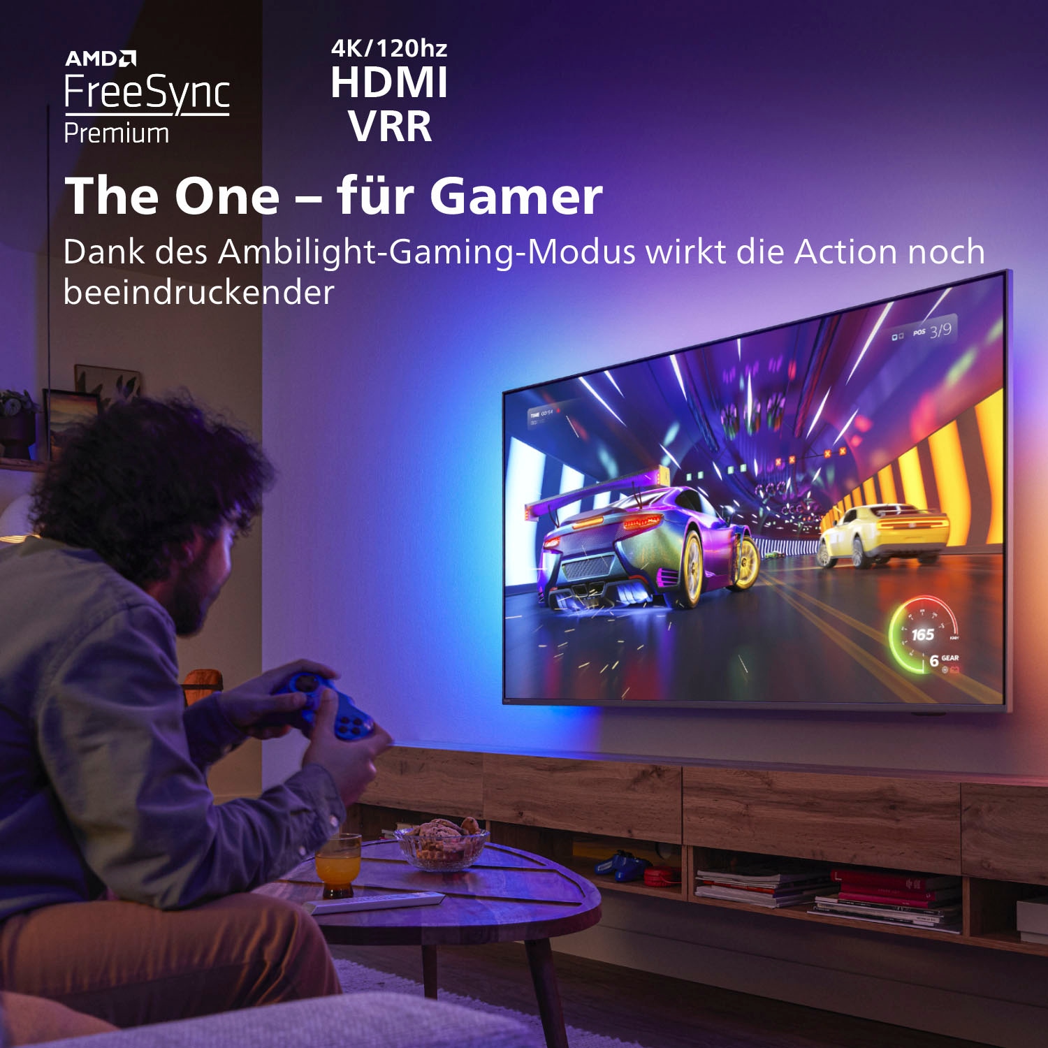 Philips LED-Fernseher »65PUS8807/12«, 164 bei Android TV cm/65 Ultra HD, OTTO 4K Zoll, TV-Smart-TV-Google