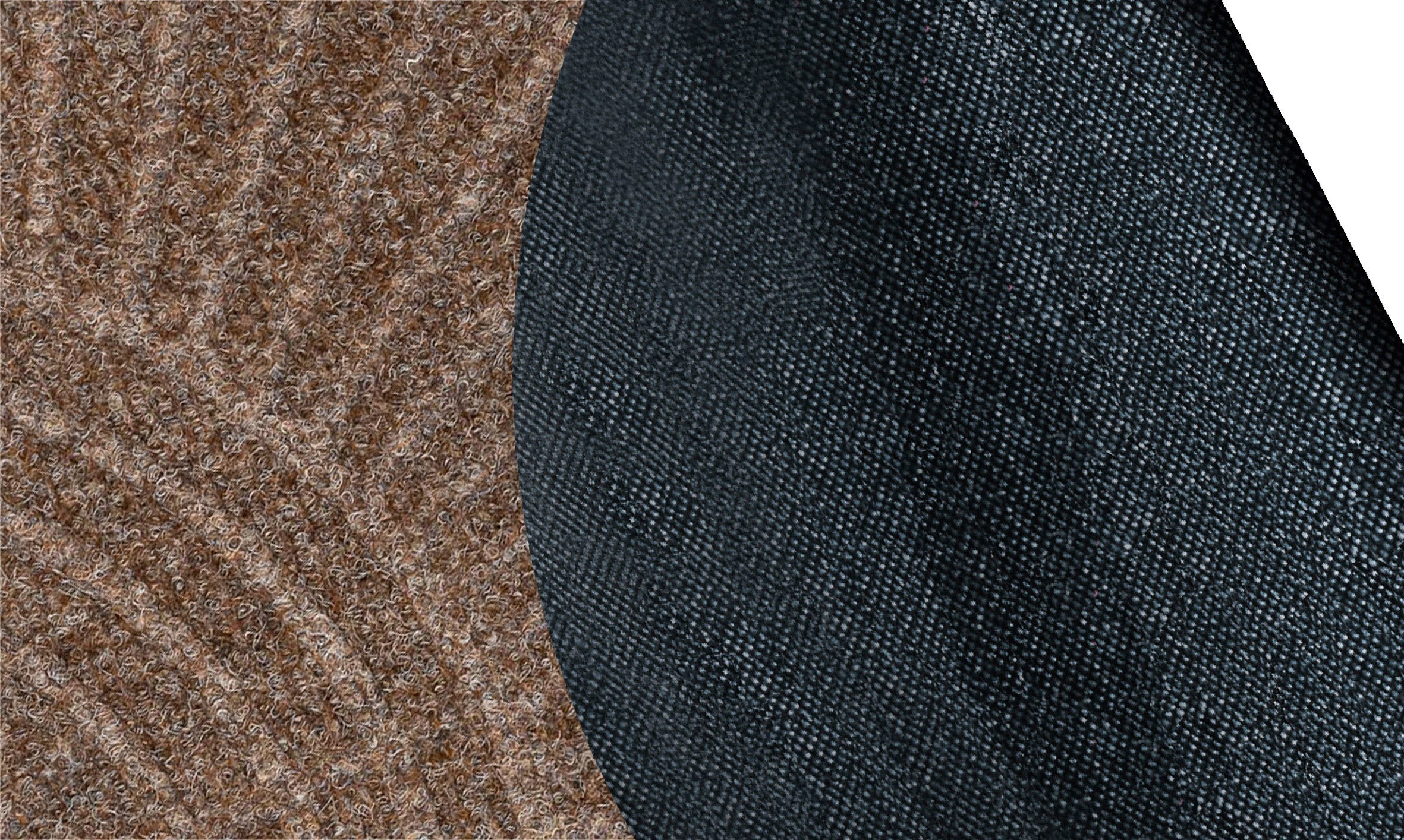 wash+dry by Kleen-Tex Fußmatte »DUNE Halfmoon taupe«, rechteckig, 8 mm Höhe, Schmutzfangmatte, rutschhemmend, In- und Outdoor geeignet, waschbar