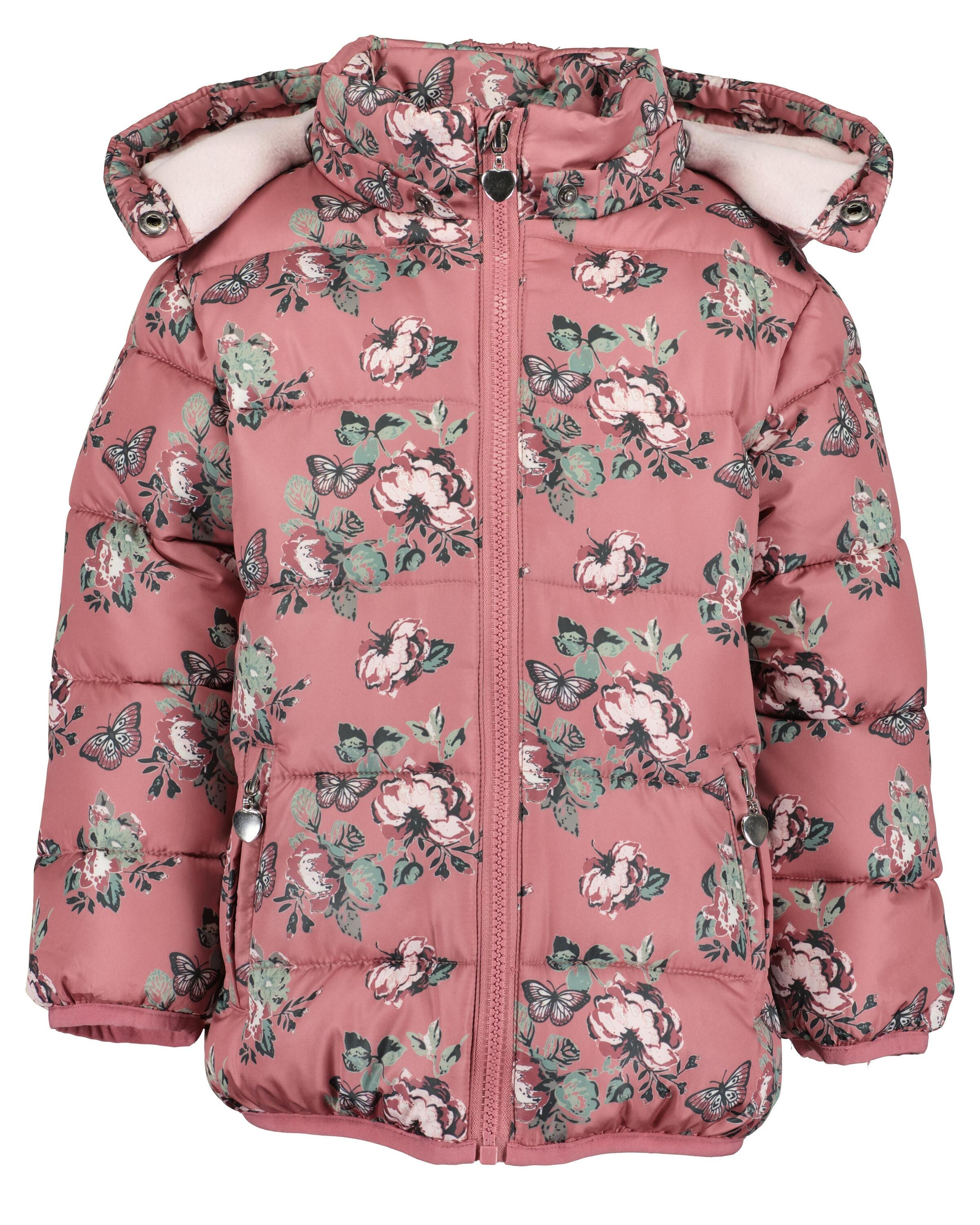 Blue Seven Mädchen Winterjacke »Winterjacke« 1 Stk. tlg. mit Kapuze in lila, Größe 110