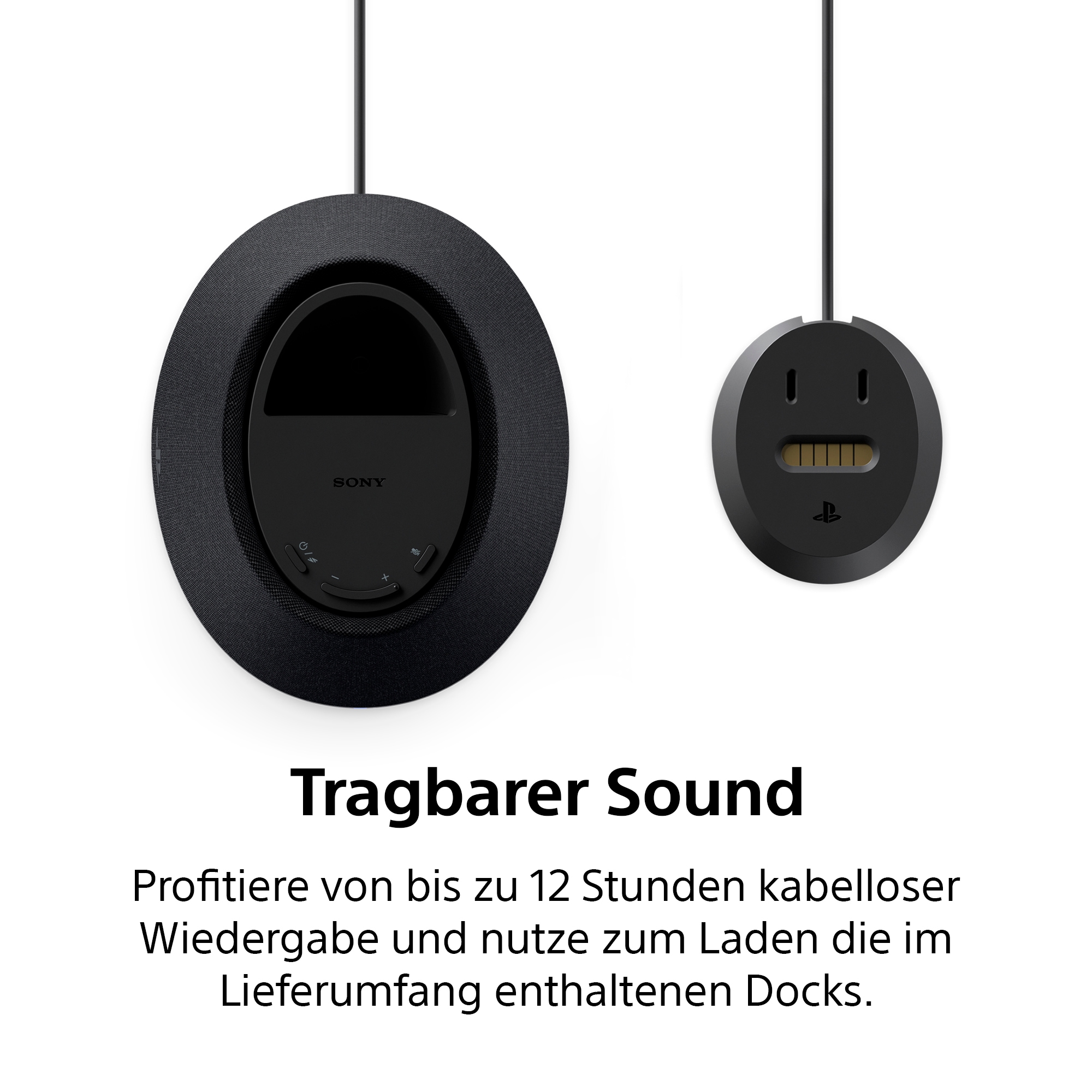 PlayStation 5 Wireless Lautsprecher »PULSE Elevate« Stereo (Bluetooth Lautstärkeregelung )