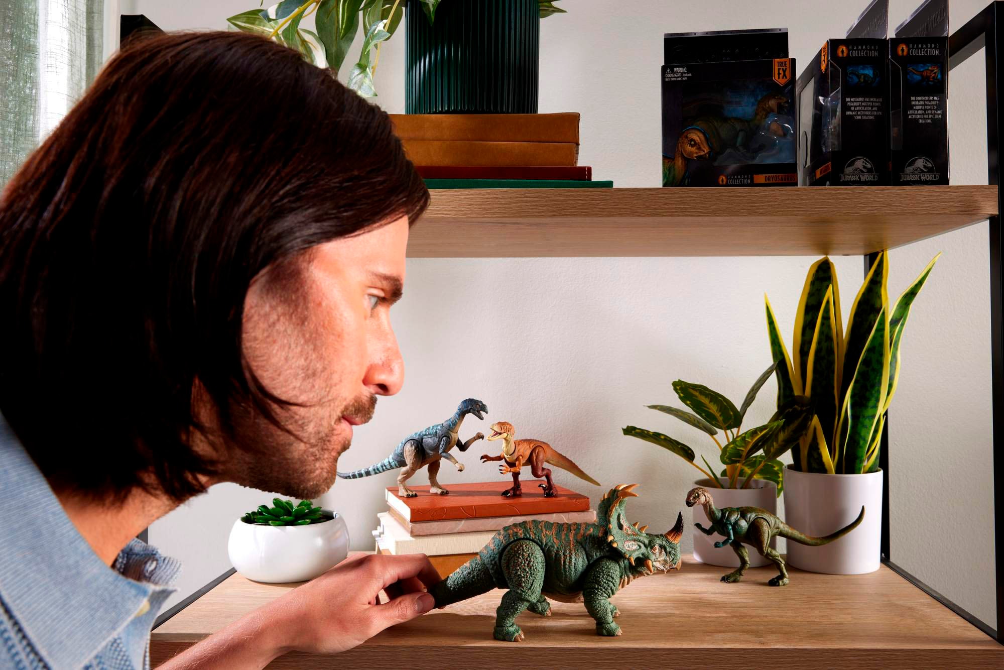 Mattel® Actionfigur »Jurassic World Hammond Collection - Spring Sinoceratops«