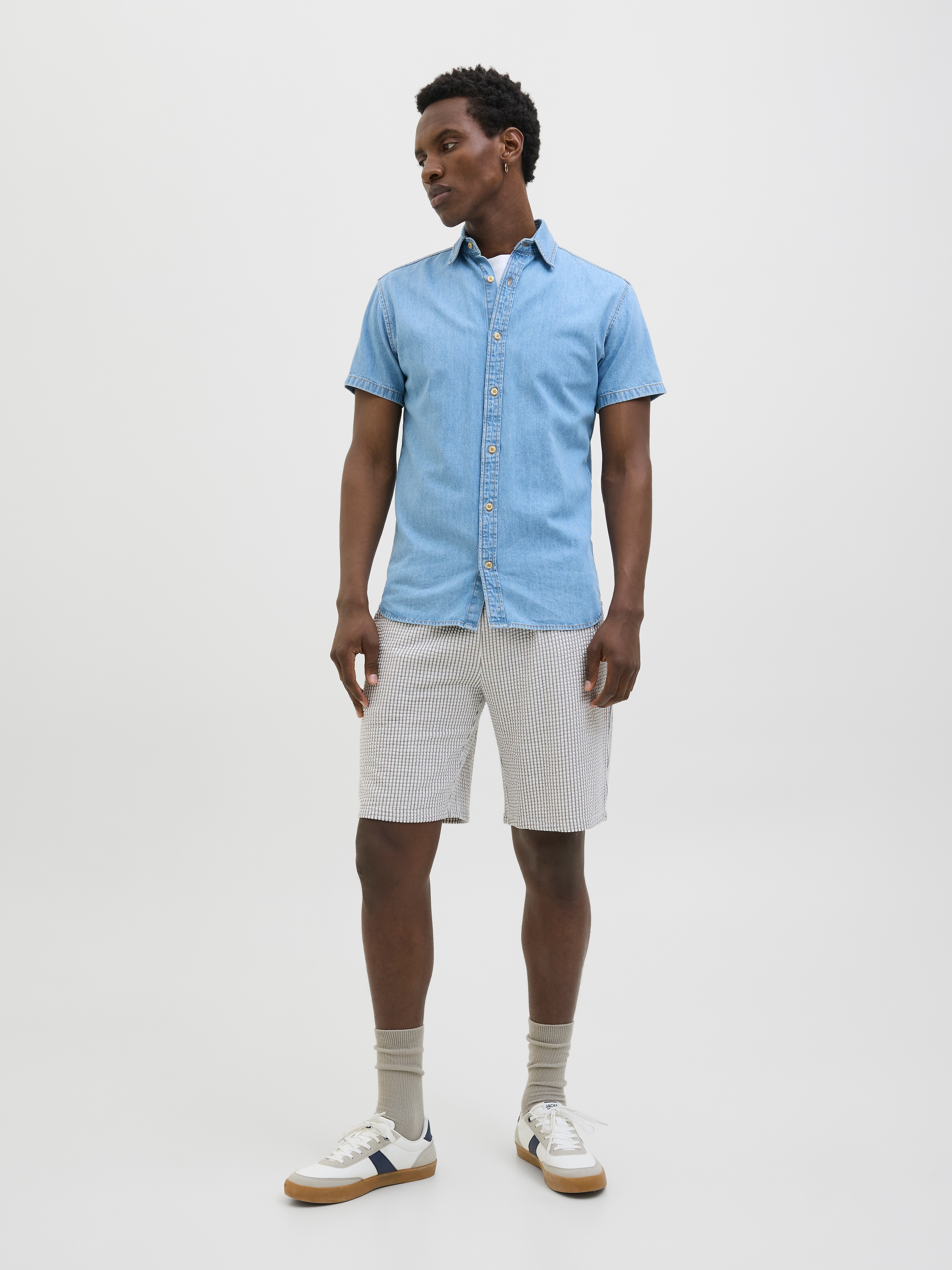 Jack & Jones 3/4-Sweathose »JPSTJAIDEN MAY JOGGER SHORTS MID SN«