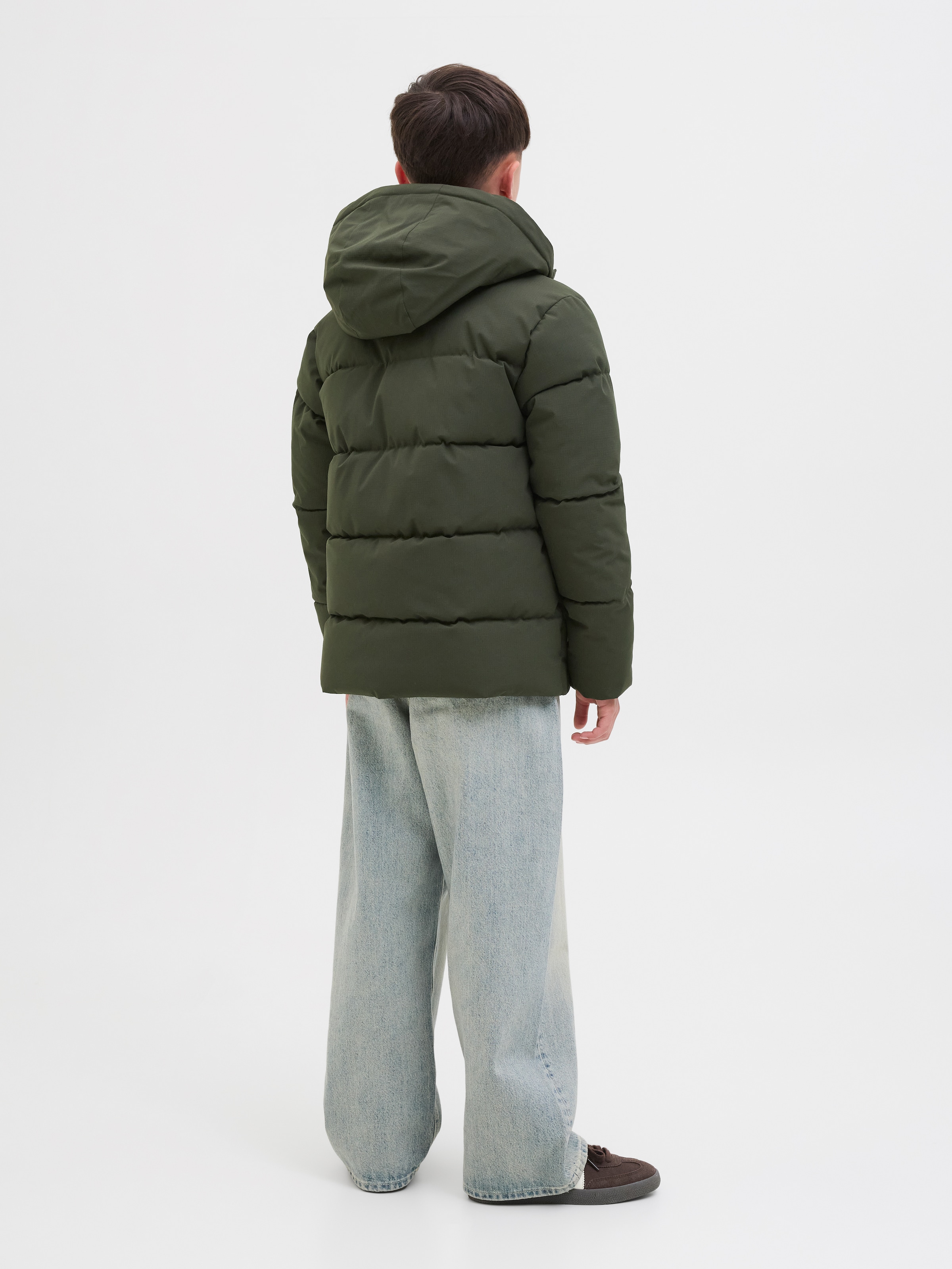 Jack & Jones Junior Steppjacke »JJGLOBAL PUFFER JACKET JNR«, mit Kapuze