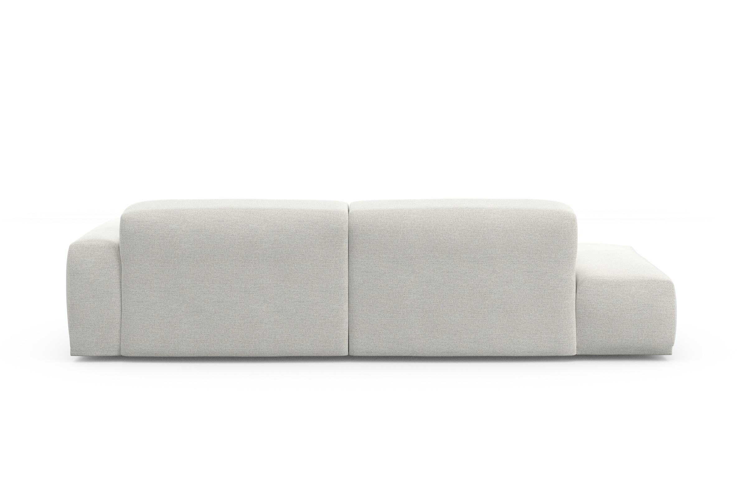 TRENDMANUFAKTUR Ecksofa Braga, aus 2 Teilen, moderner Cord-Stoff