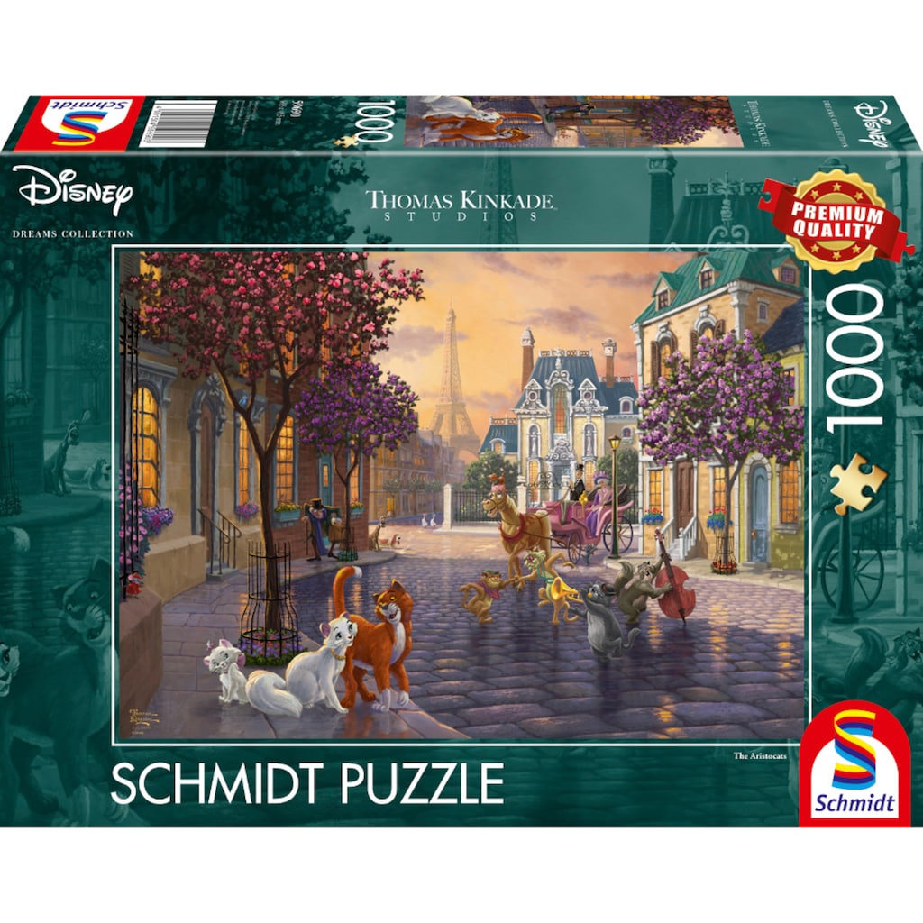 Schmidt Spiele Puzzle »Disney Dremas Collection - The Aristocats, Thomas Kinkade Studios«
