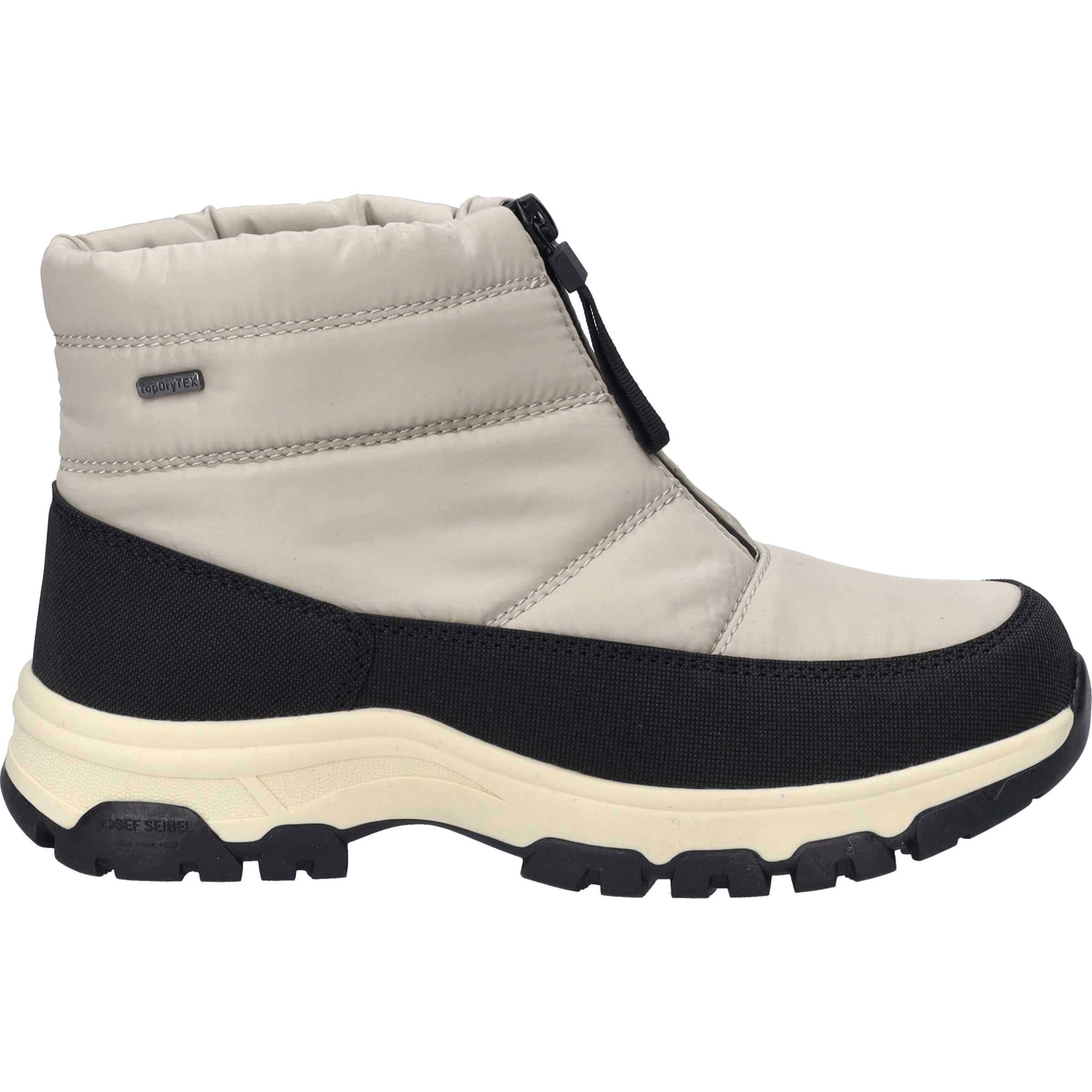 Josef Seibel Stiefelette »Davos 53, schwarz-offwhite«