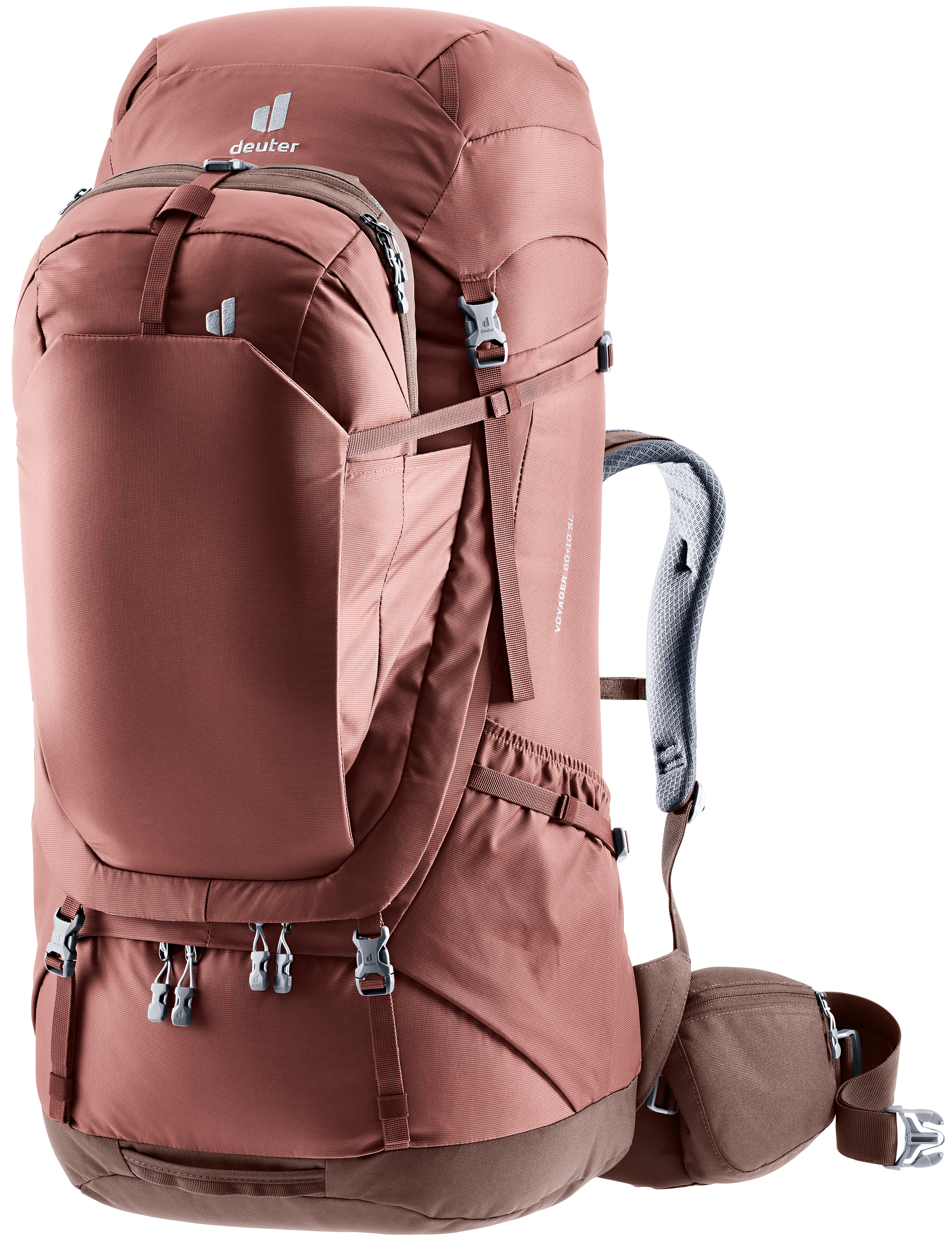 deuter Reiserucksack »Voyager 60+10 SL« für Reisen und Abenteuer, Volumen 70 Liter