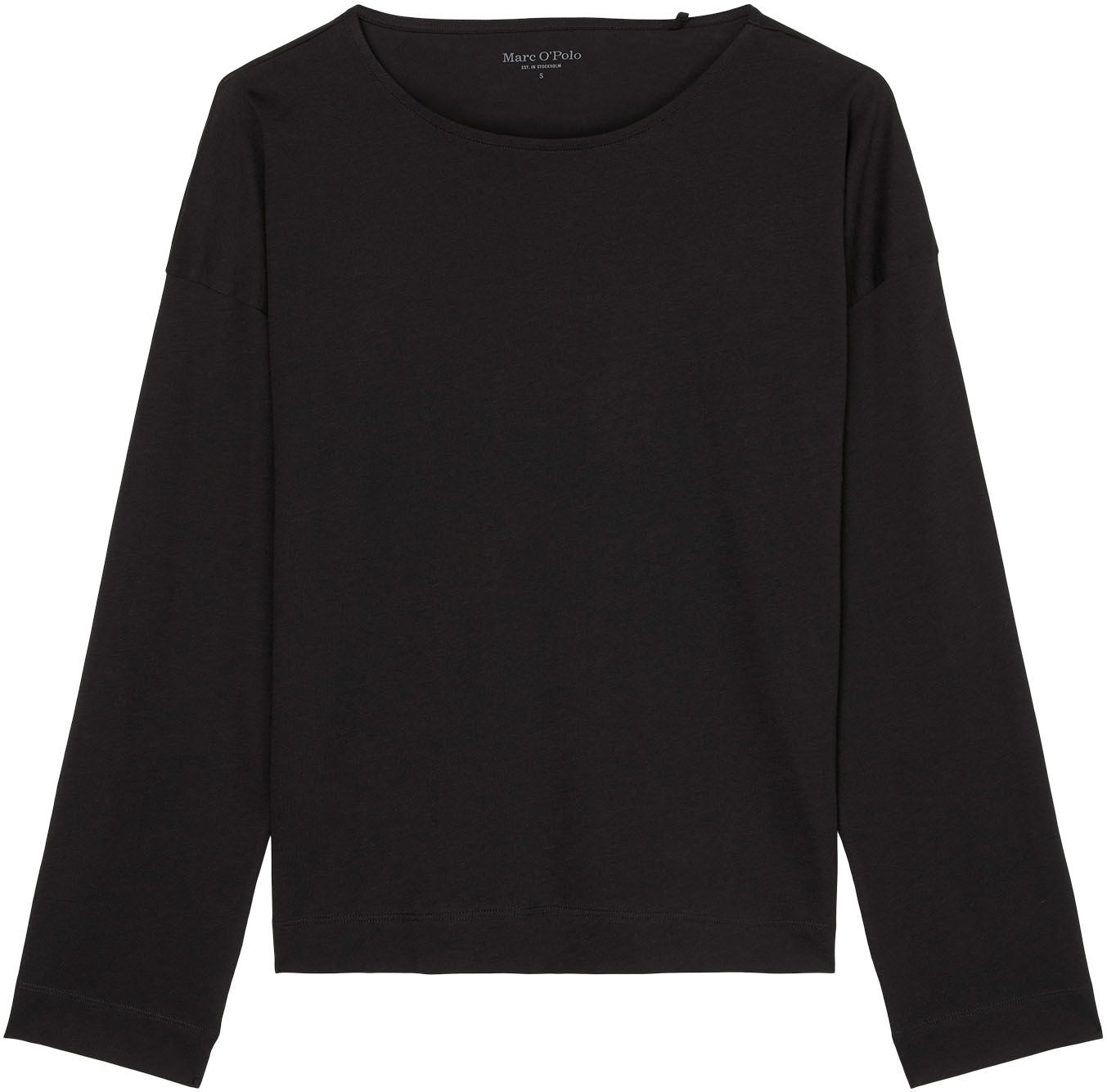 Marc O'Polo Pyjamaoberteil »Mix & Match Cotton-Woven«, mit Rundhalsausschnitt und geradem Saum mit seitlichen Schlitzen