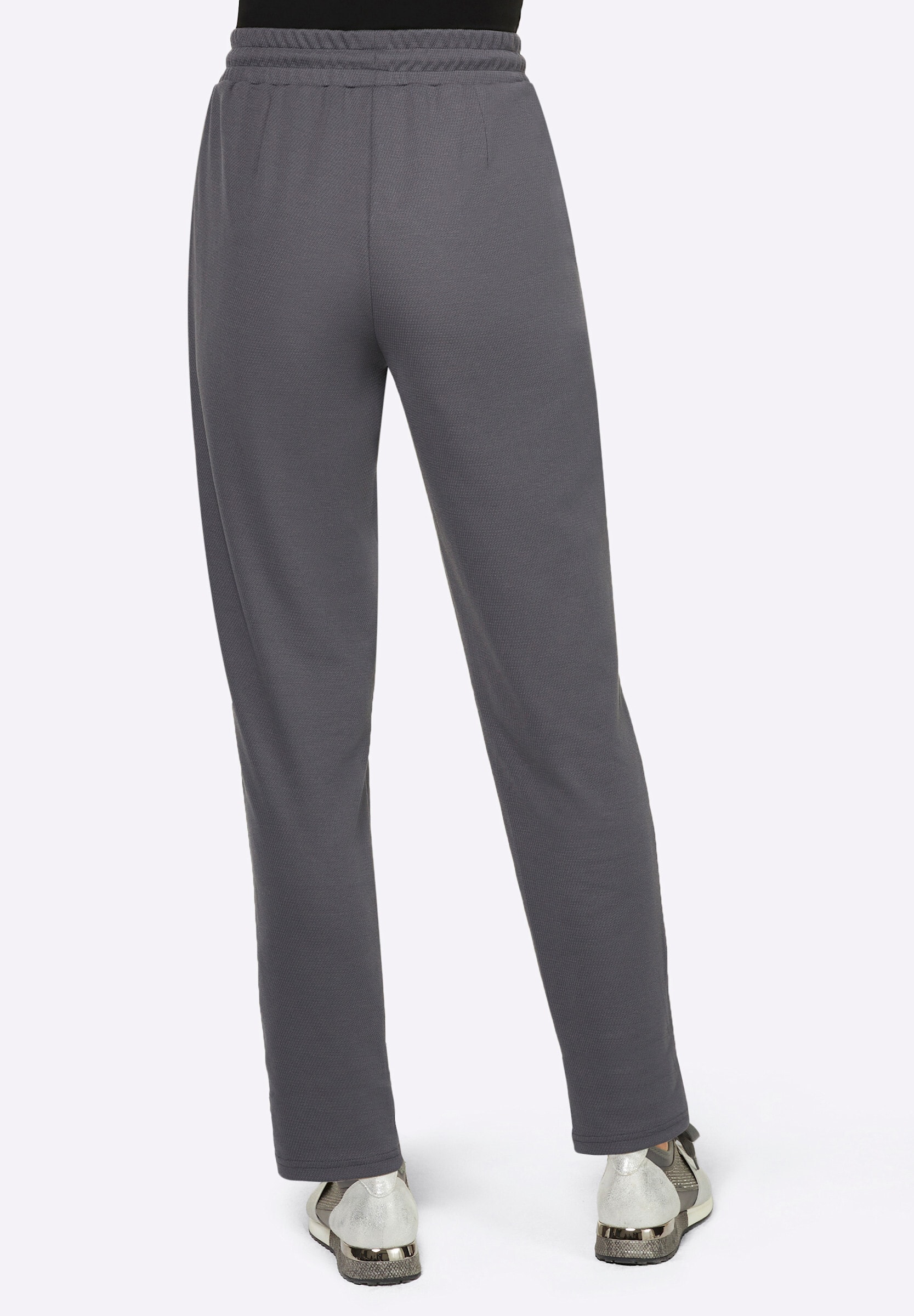 creation L Bügelfaltenhose »Hose Jogg Pants mit Rundum-Dehnbund, Tunnelzug und Bindeband«