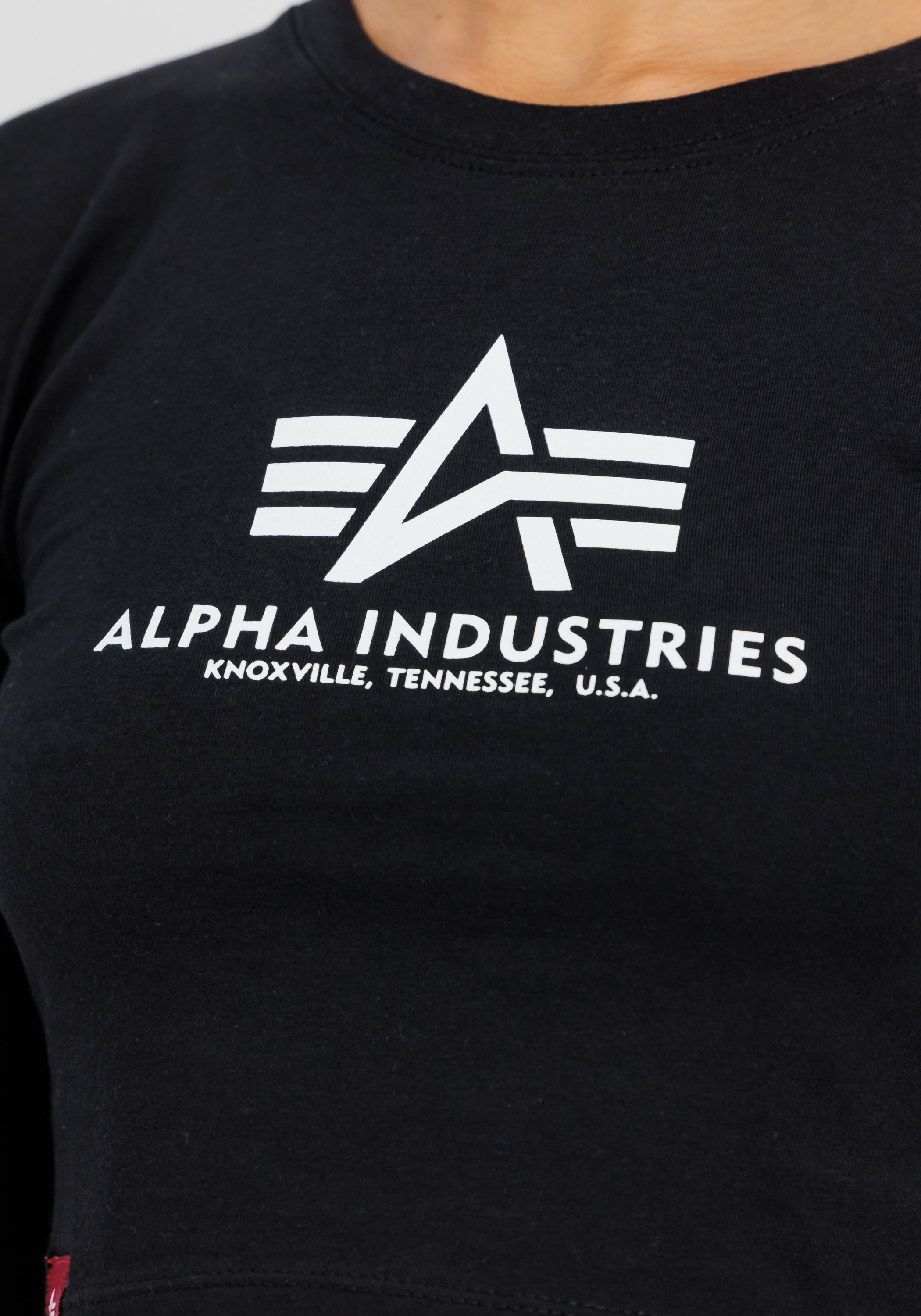 Alpha Industries Sweater »Alpha Industries Women - Longsleeves Basic Cropped Longsleeve W«