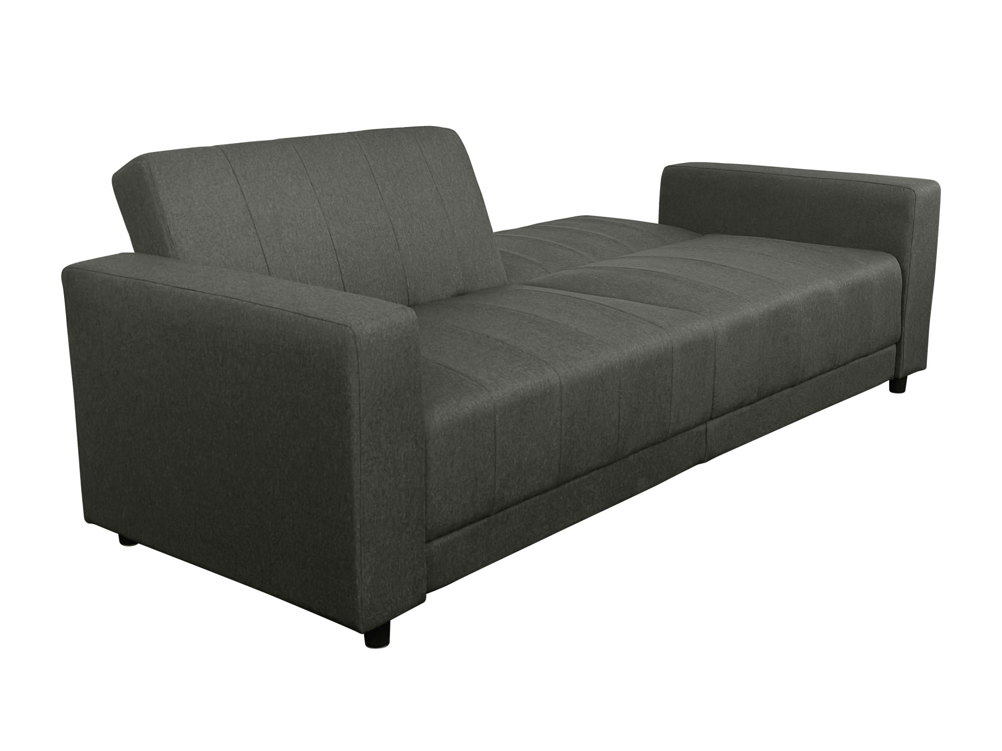 Dorel Home 3-Sitzer »Allie II Schlafsofa 225 cm«, Bett-Funktion (108/190cm), Rückenlehne 2-teilig, mit Steppung