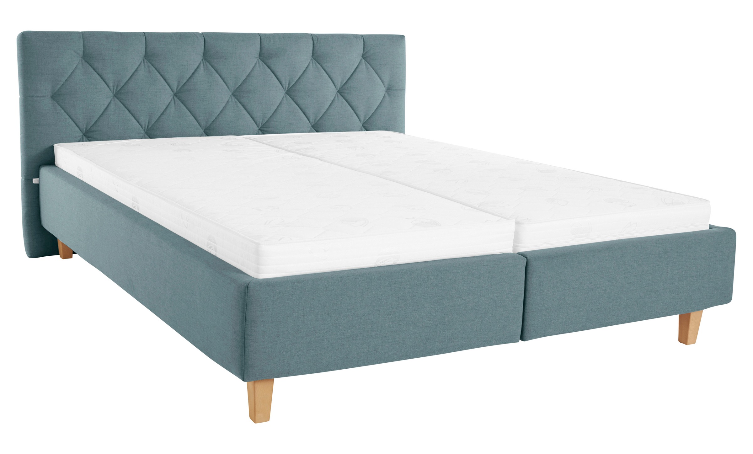 Guido Maria Kretschmer Home&Living Polsterbett »Sunley 100«, Kreuzsteppung, Kopfteilhöhe 102 cm, ohne oder mit Matratze/Lattenrost